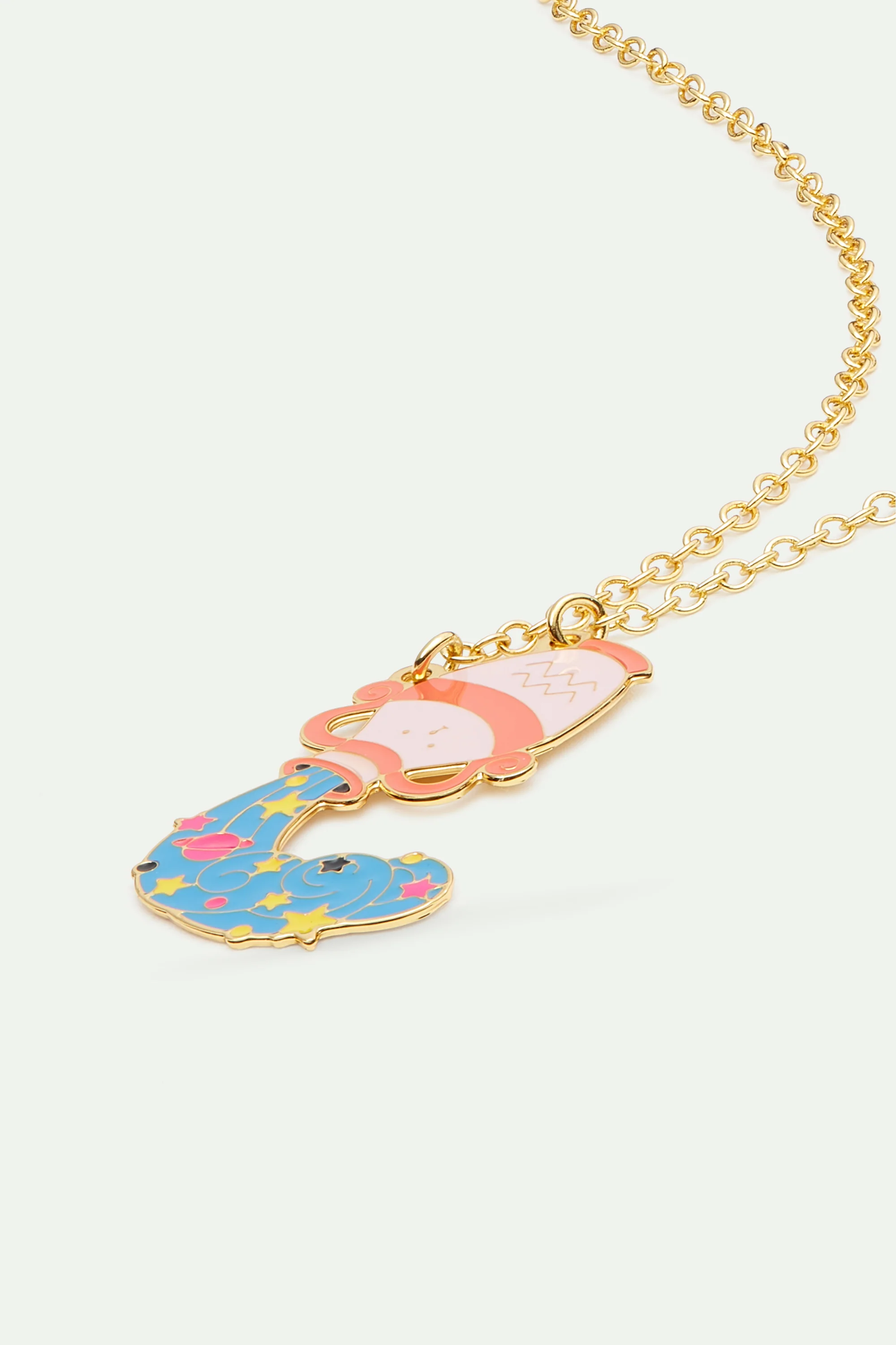 Collier pendentif signe astrologique du verseau - Image 2