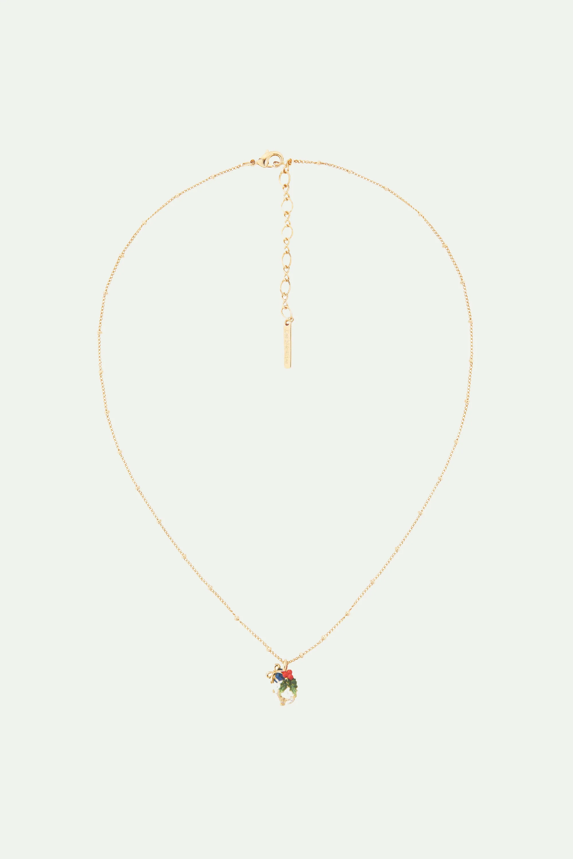 Collier pendentif verre facetté et cadeau de Noël - Image 2