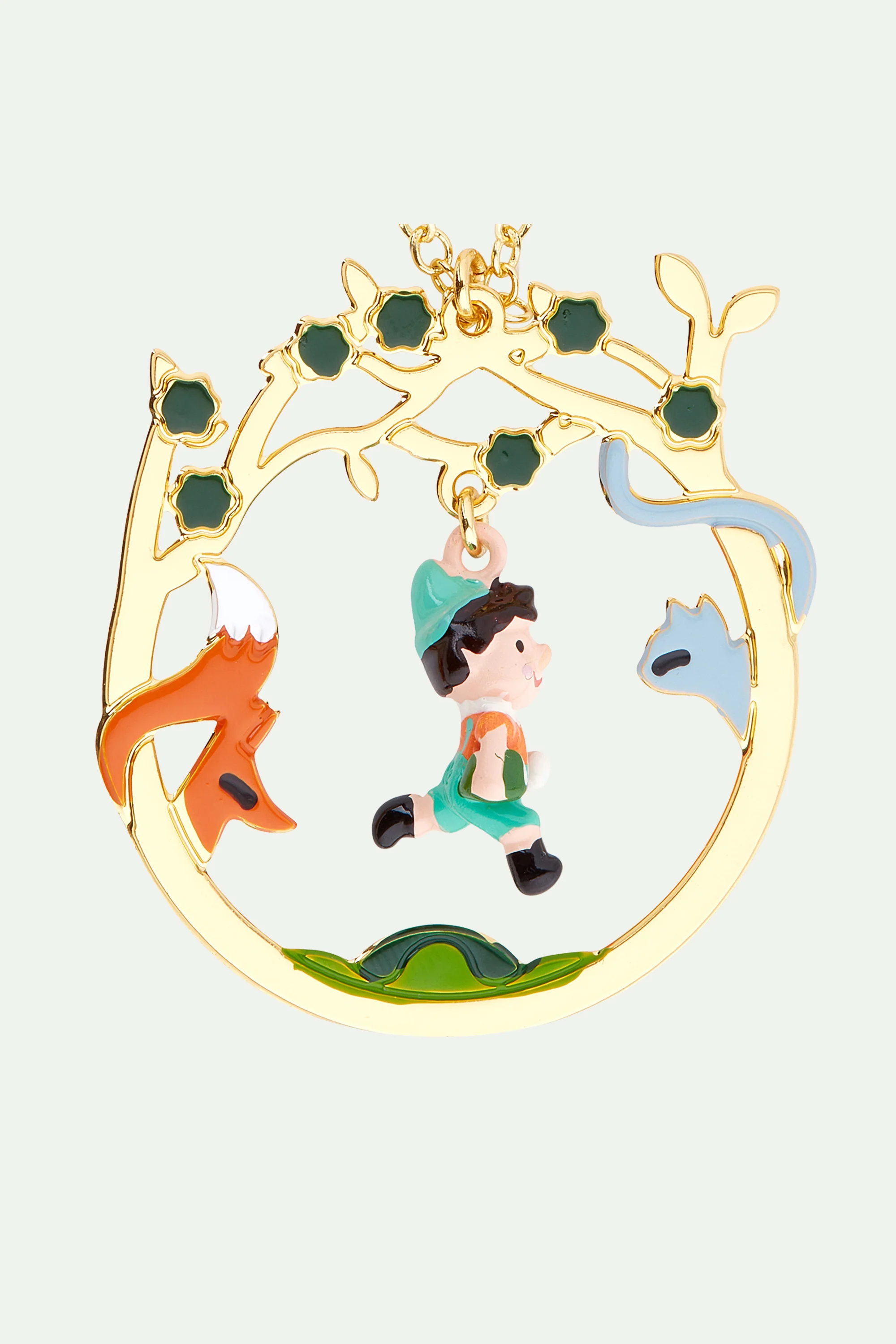 Collier Pinocchio et ses amis en forĂȘt - Image 3
