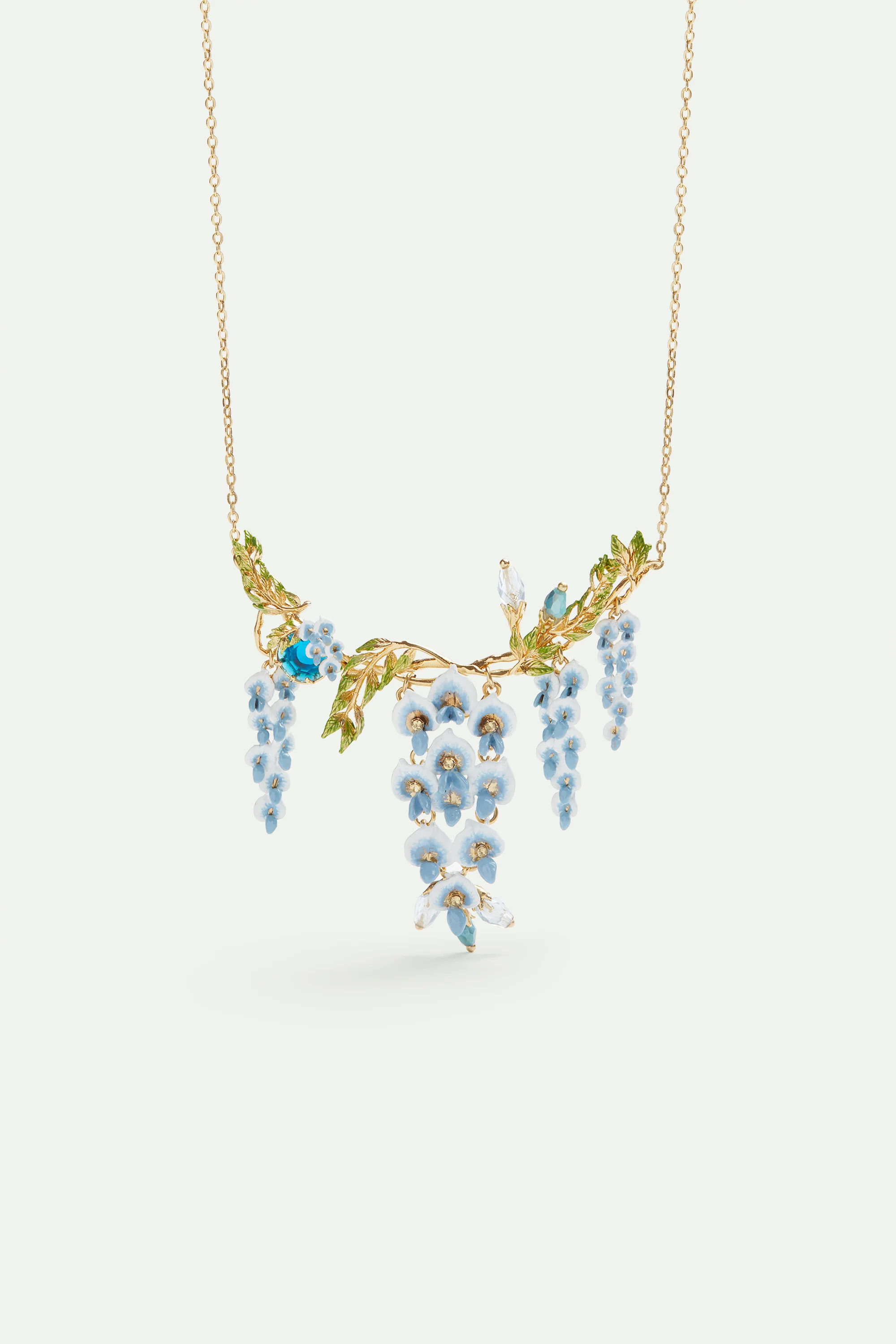 Collier plaston fleurs de glycines - Image 2
