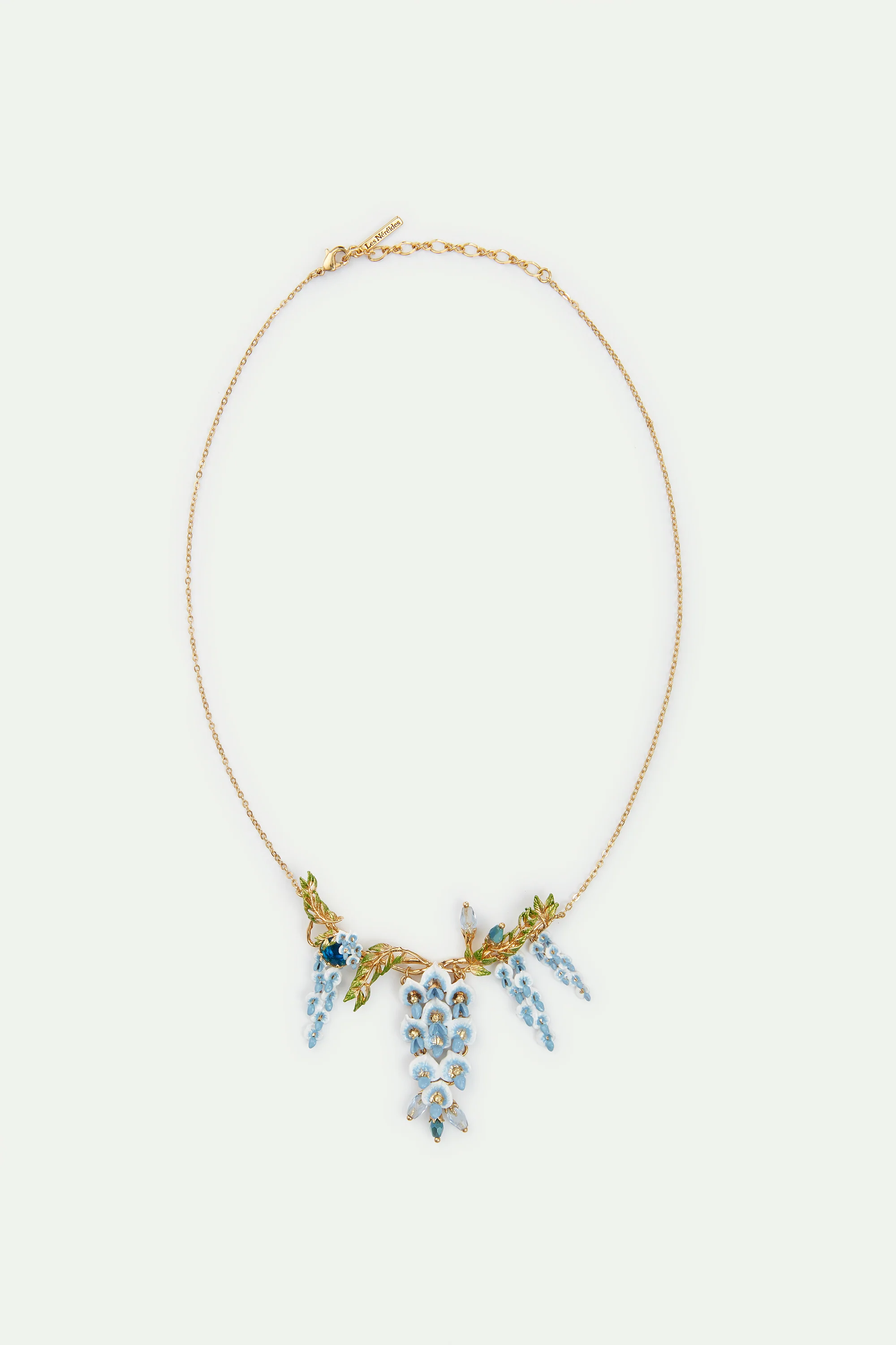 Collier plaston fleurs de glycines - Image 3