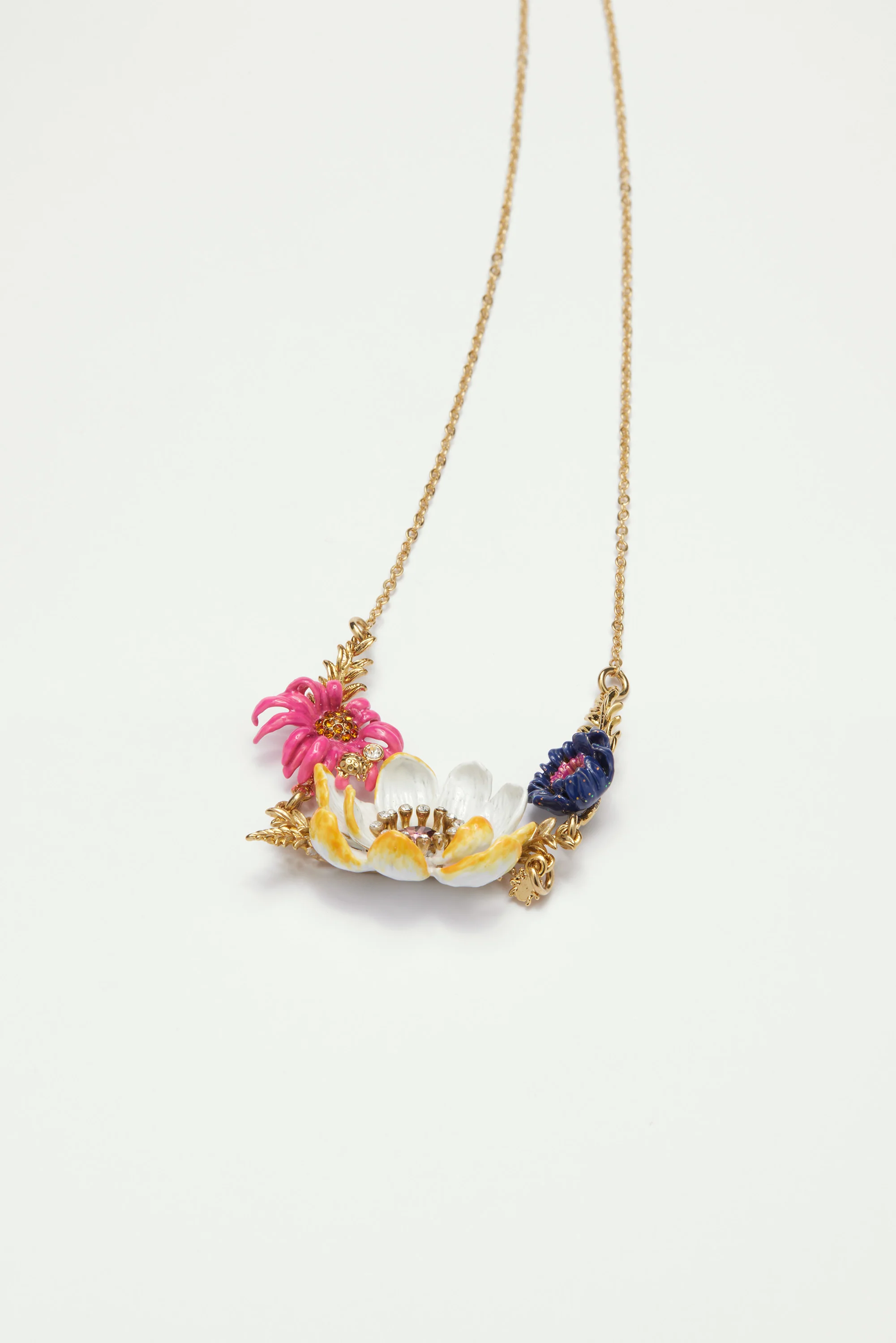 Collier plastron bouquet de fleurs - Image 3