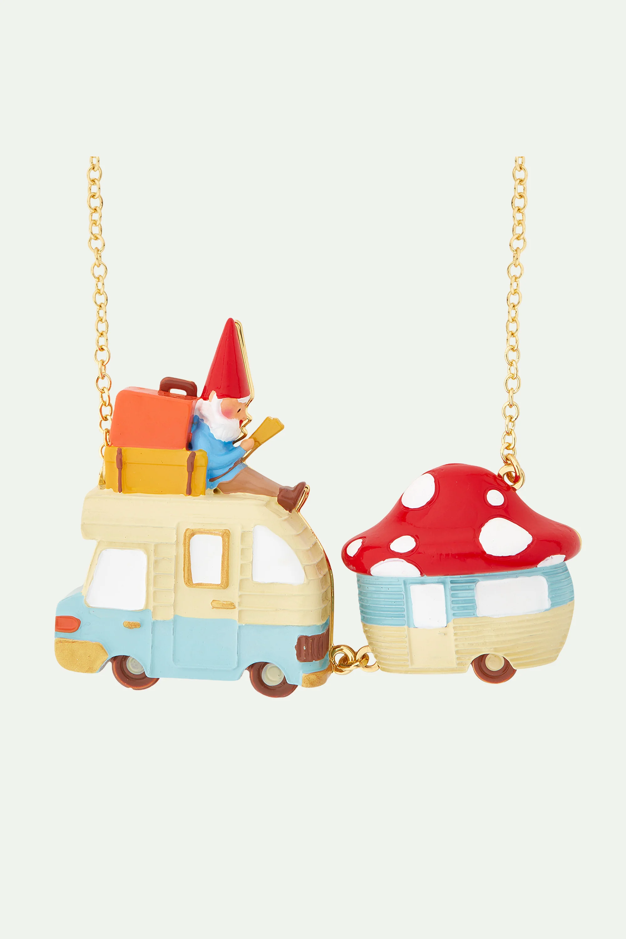 Collier plastron caravane des champimignon - Image 3