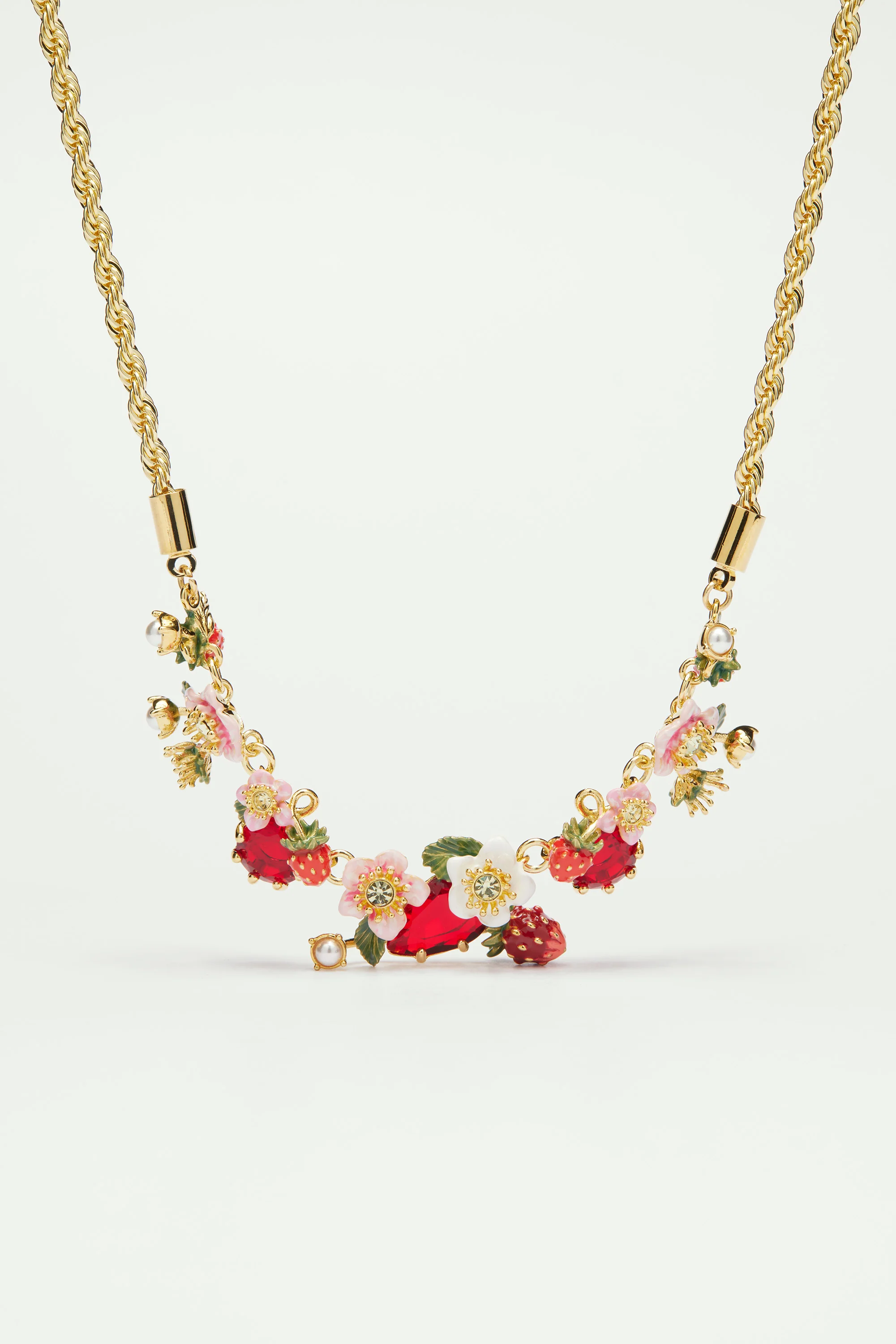 Collier plastron éclat printanier