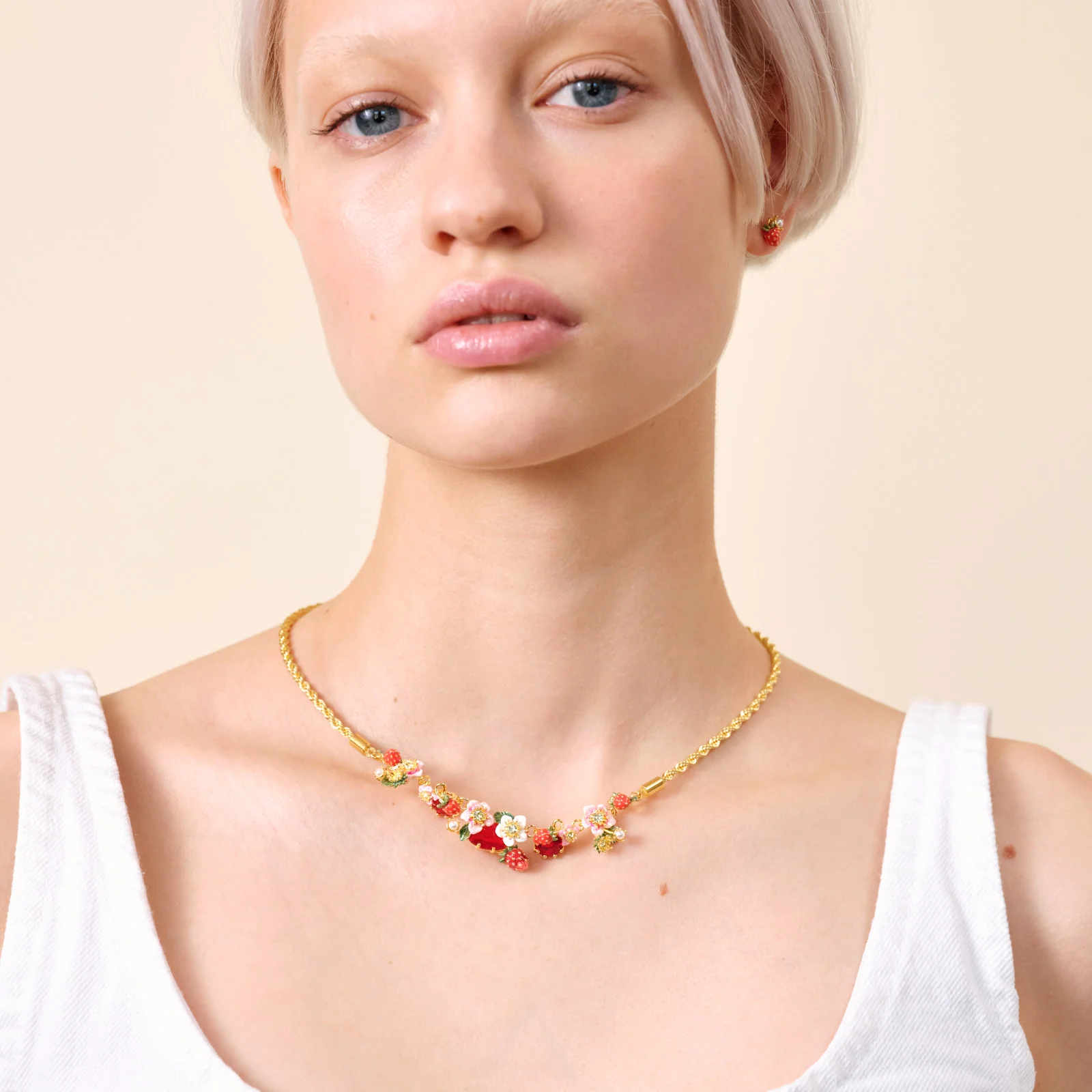 Collier plastron éclat printanier - Image 2