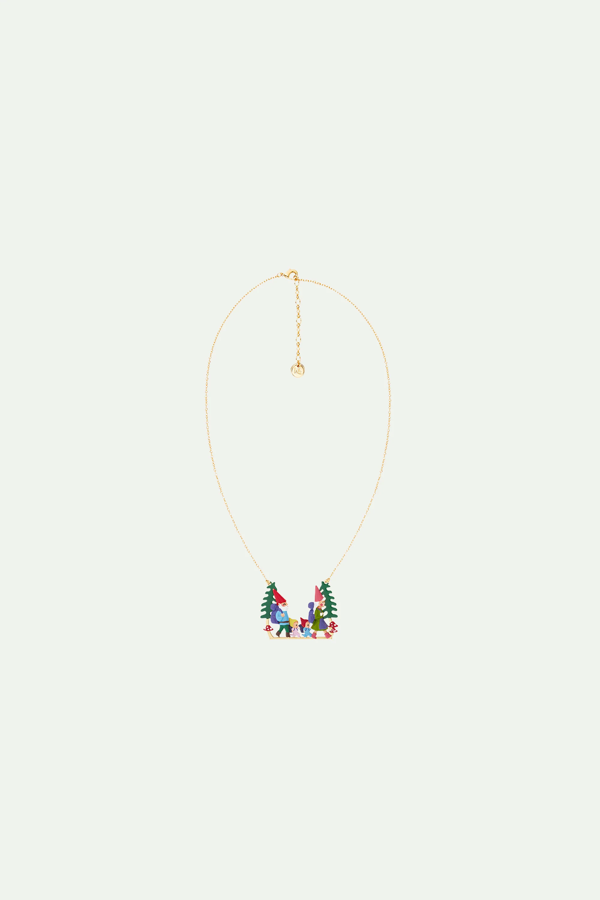 Collier plastron famille champimignon en randonnée - Image 3