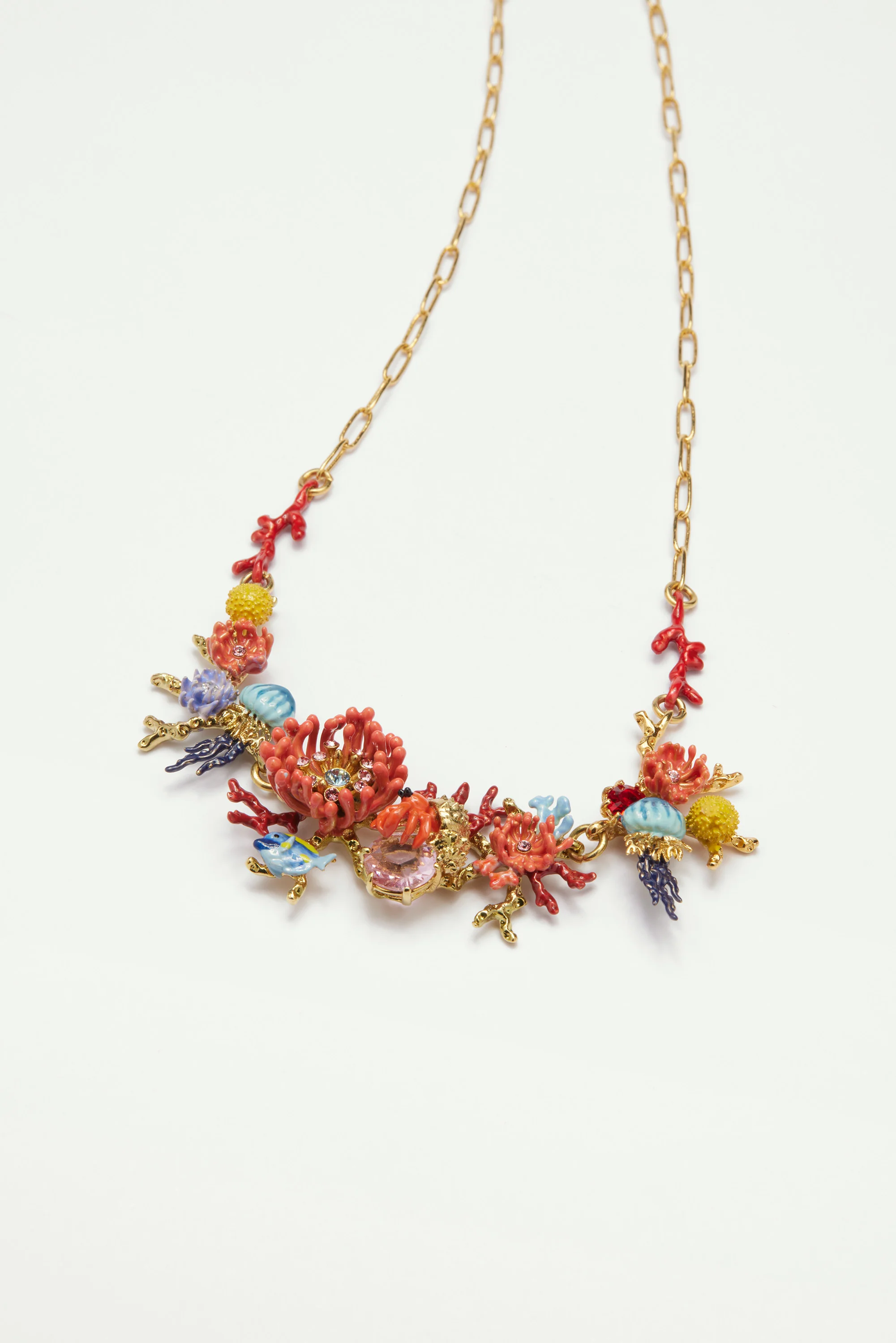 Collier plastron fond marin - Image 3