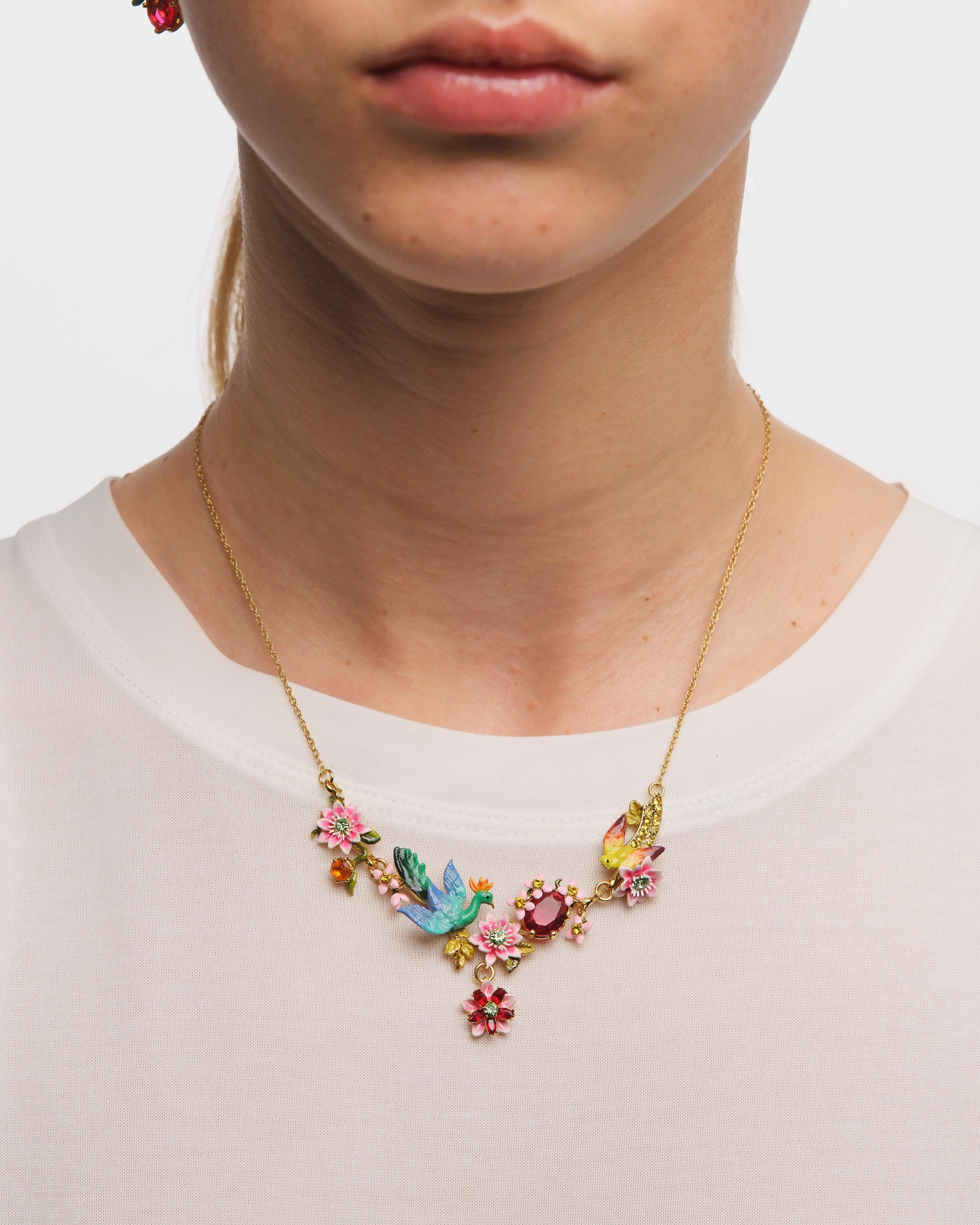 Collier plastron jardin luxuriant - Image 2