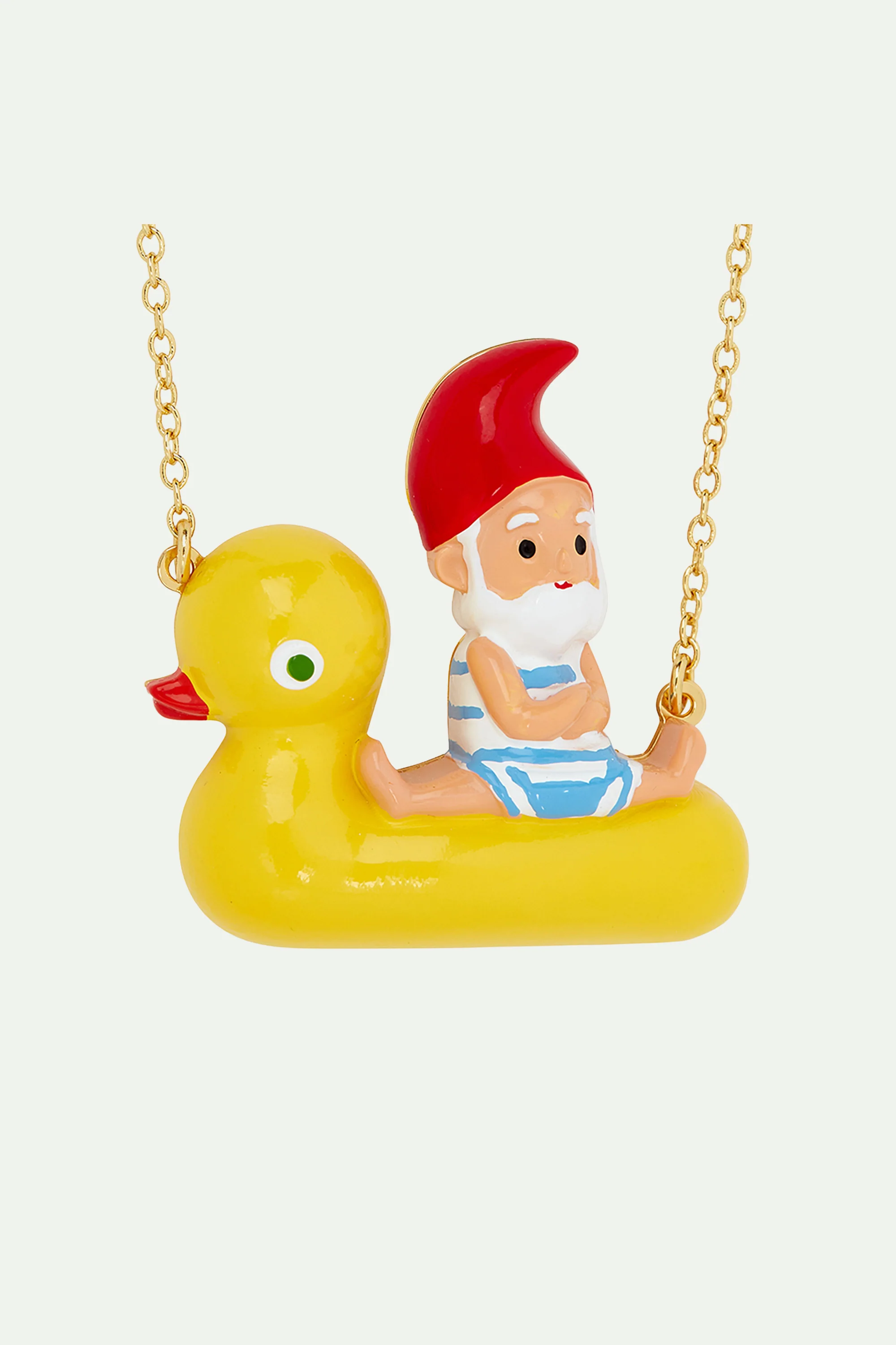 Collier plastron nain de jardin et bouée canard - Image 4