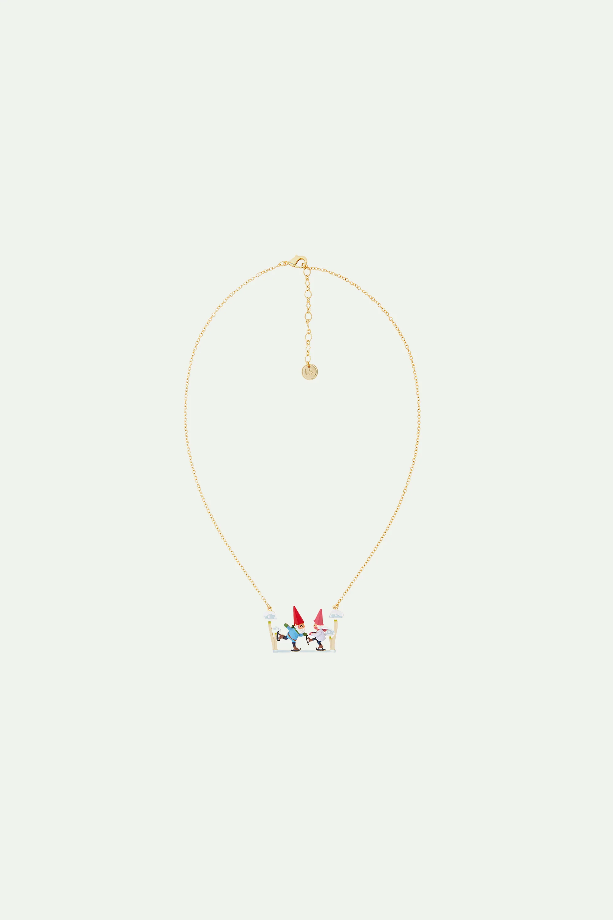 Collier plastron nains et patins Ă glace - Image 2