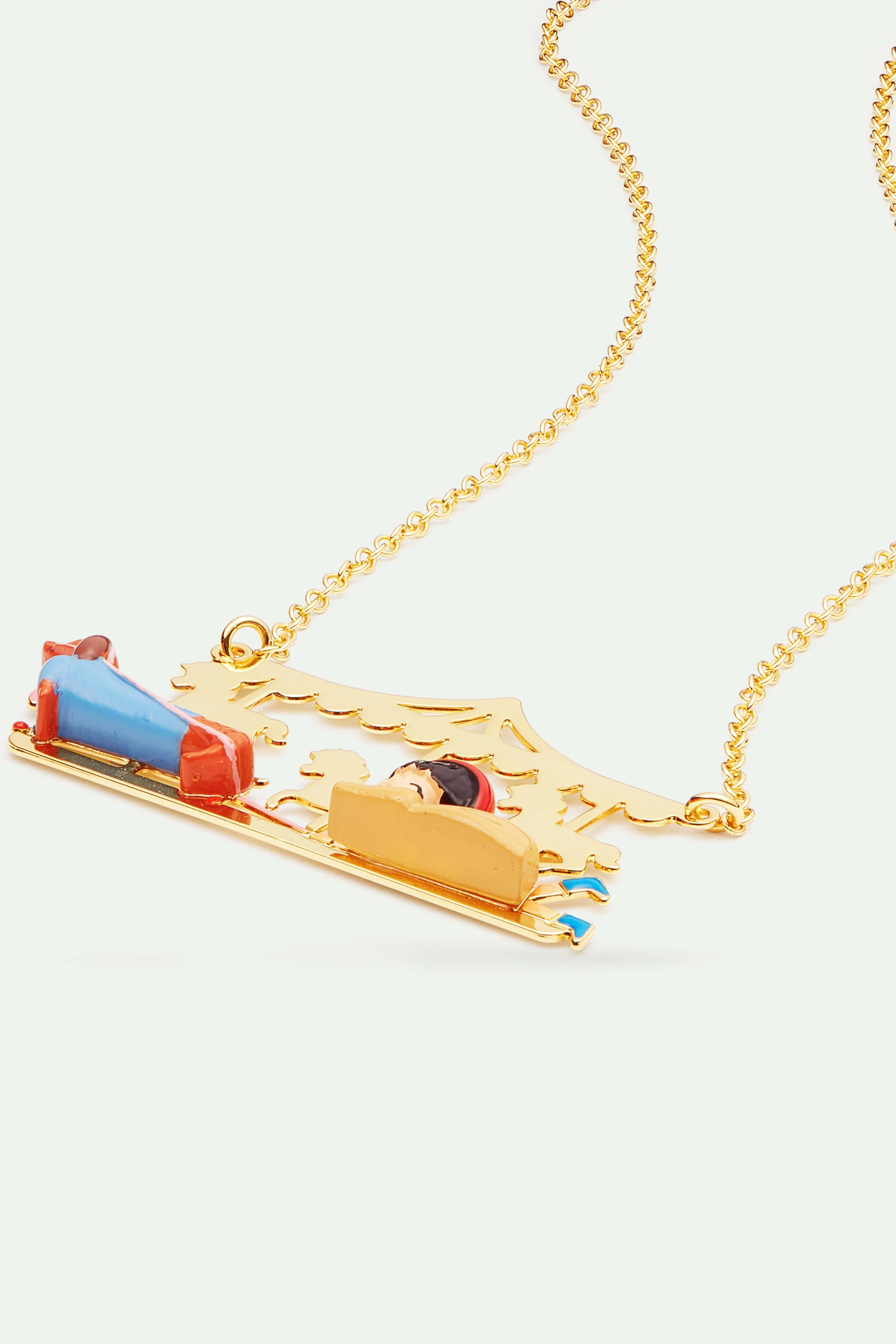 Collier plastron petite fille et teckel - Image 3