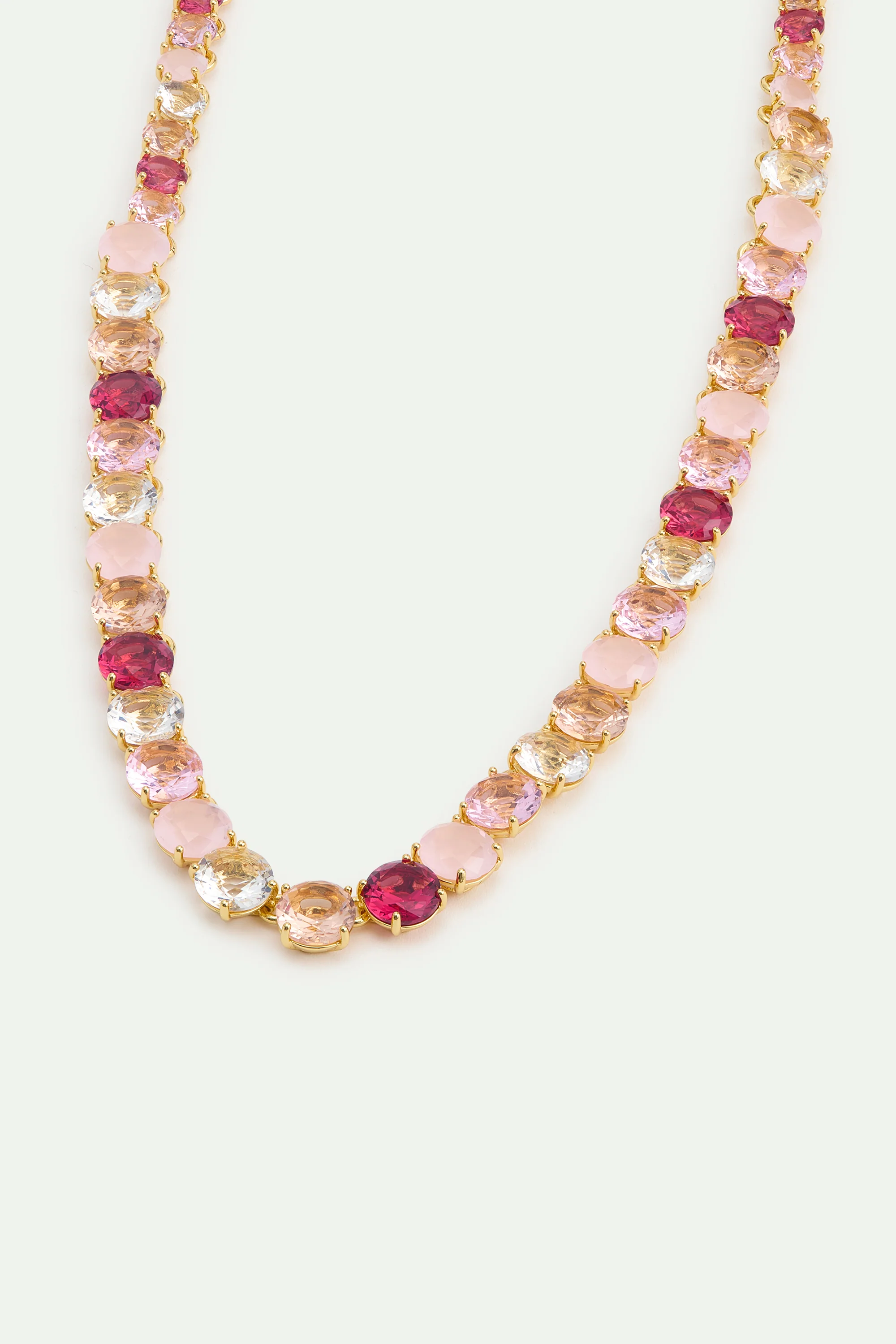 Collier ras de cou pierres rondes La Diamantine Rosa Centifiola - Image 2