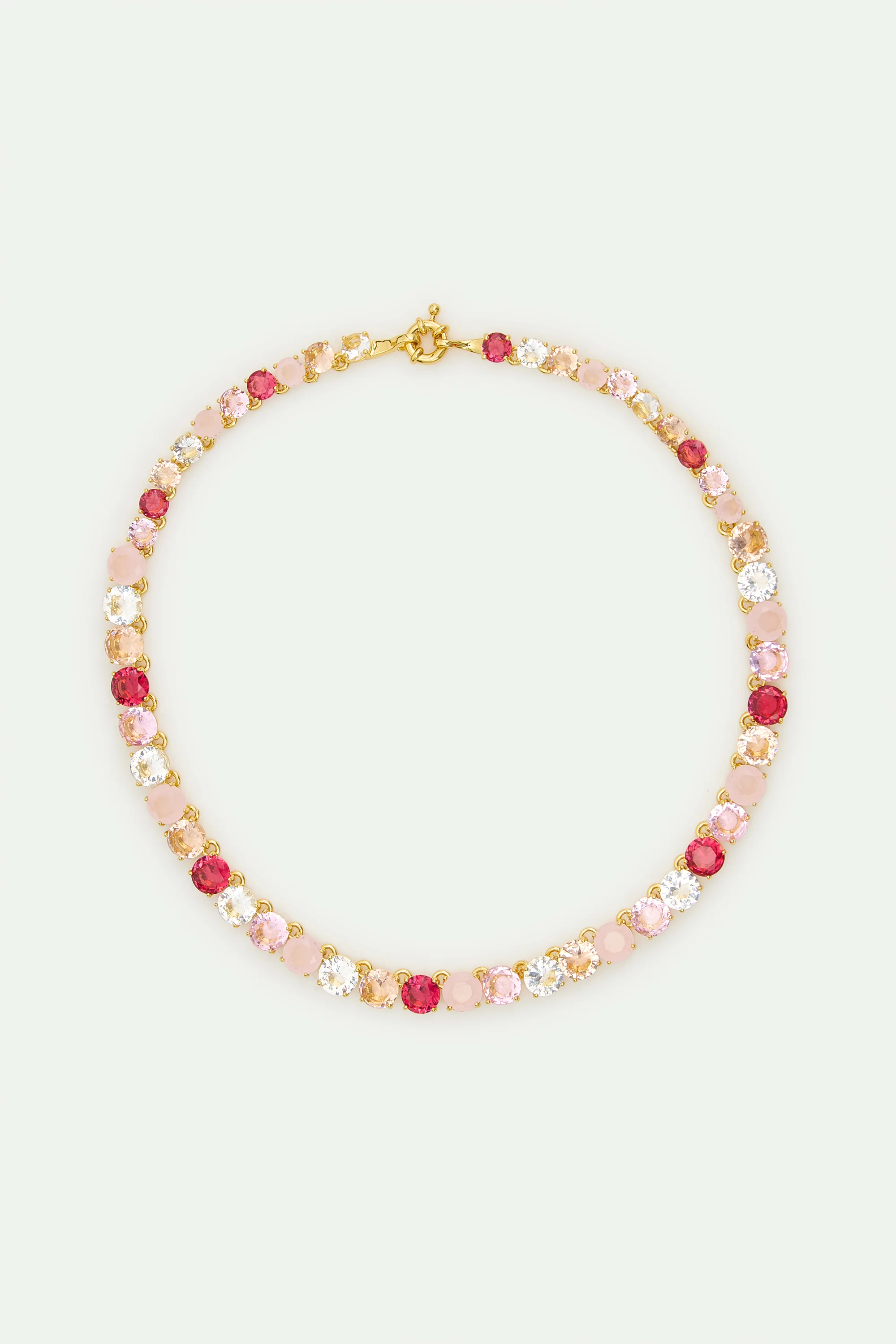 Collier ras de cou pierres rondes La Diamantine Rosa Centifiola - Image 3