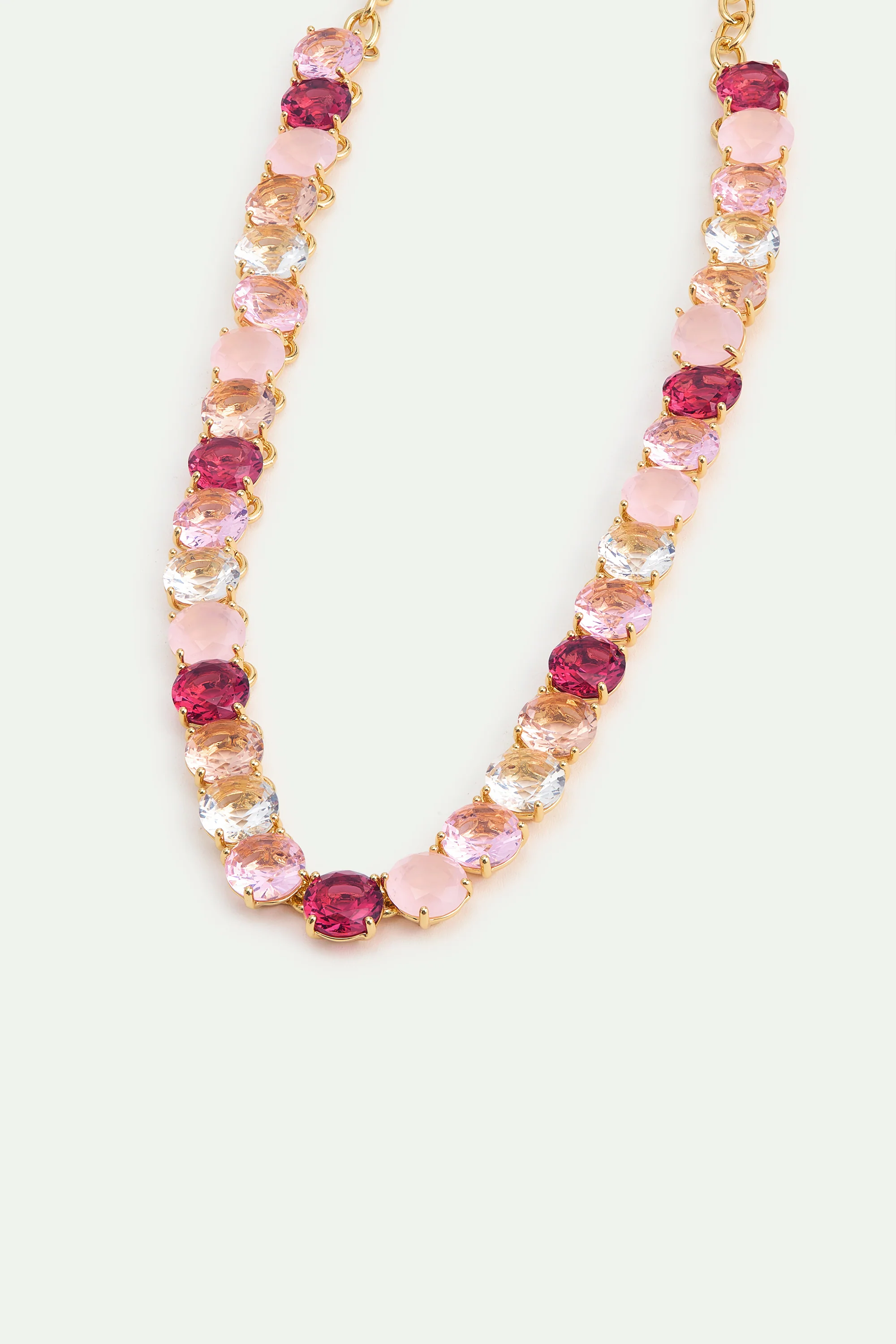 Collier ras de cou pierres rondes La Diamantine Rosa Centifiola - Image 3