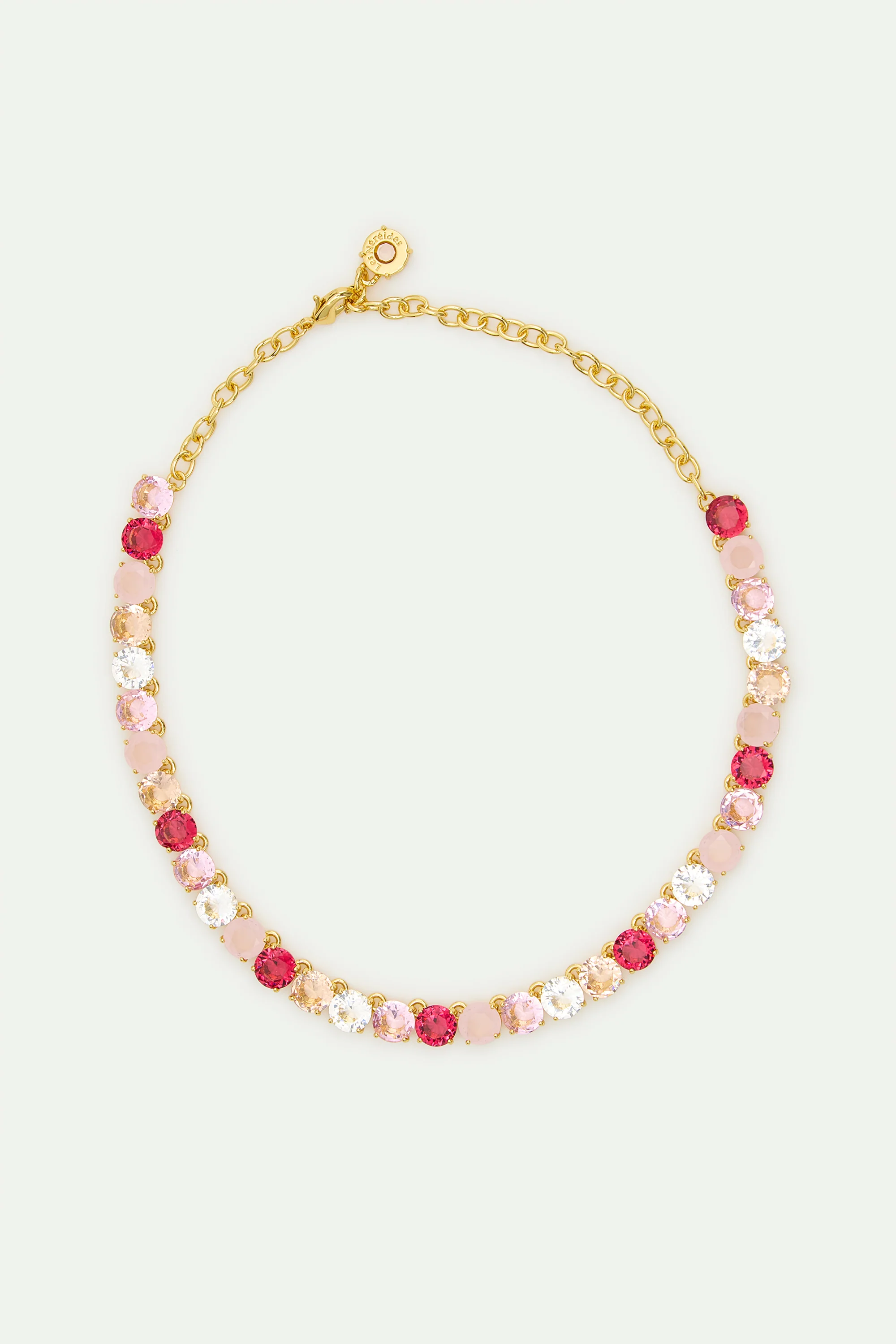 Collier ras de cou pierres rondes La Diamantine Rosa Centifiola - Image 4