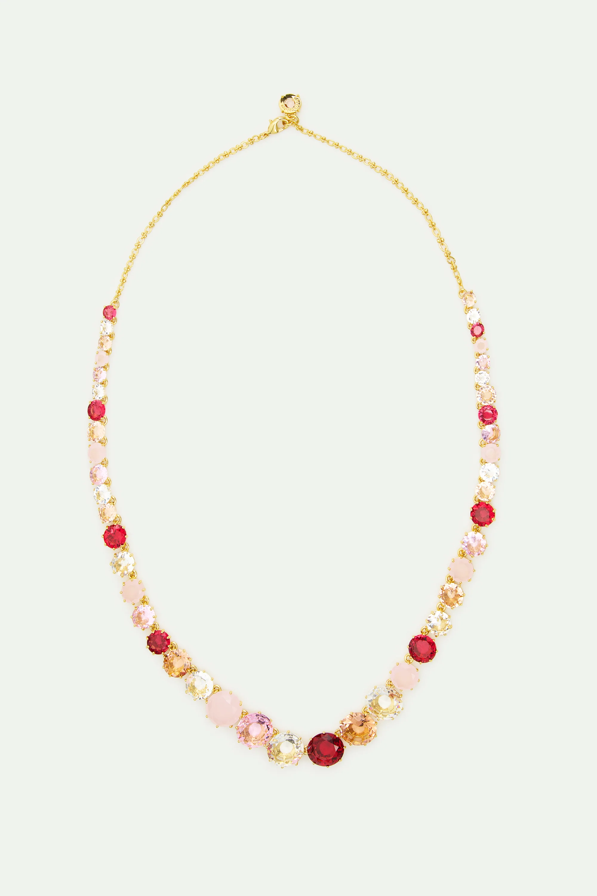 Collier sautoir pierres rondes La Diamantine Rosa Centifiola - Image 3