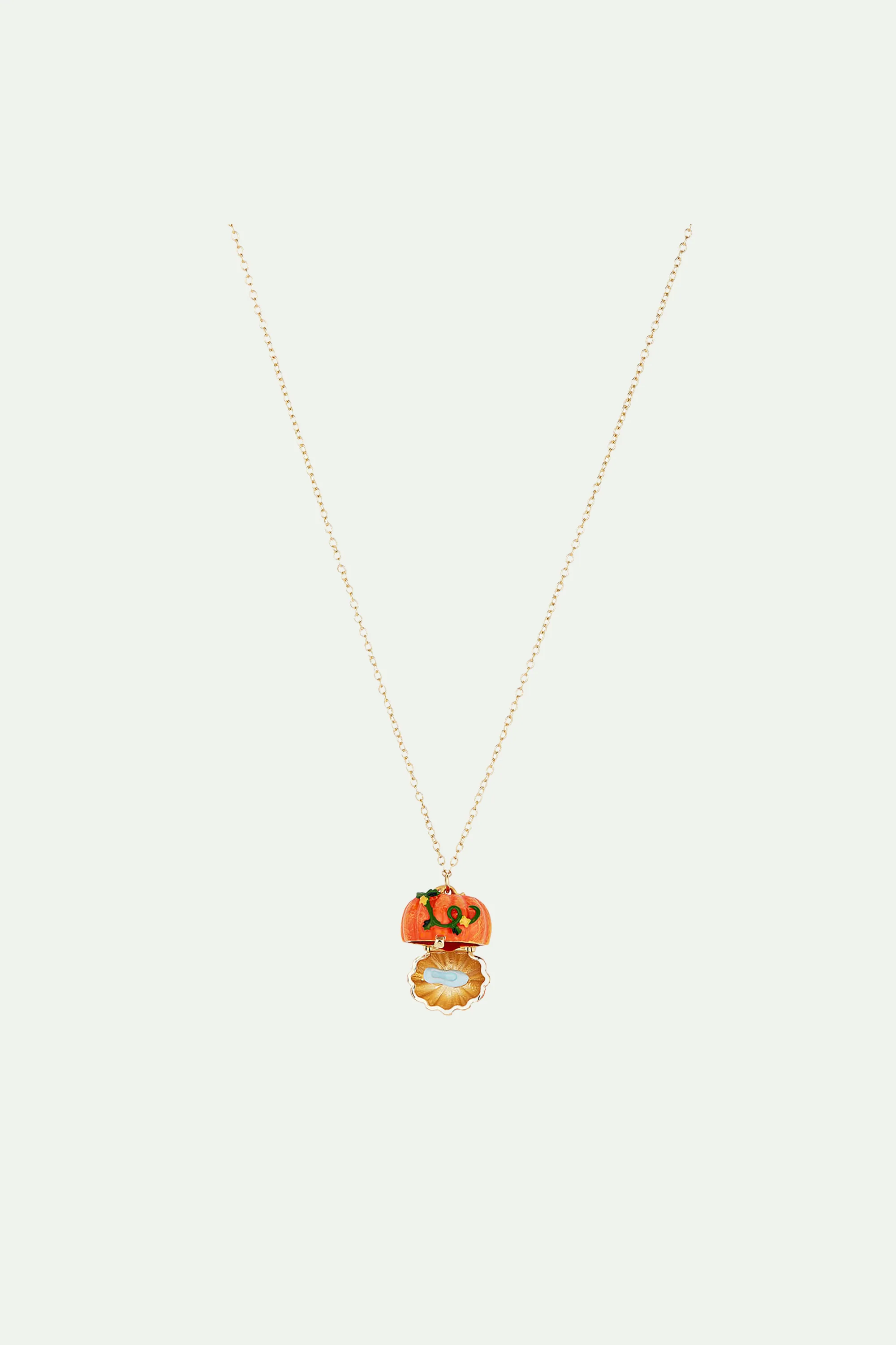Collier secret citrouille et soulier - Image 5