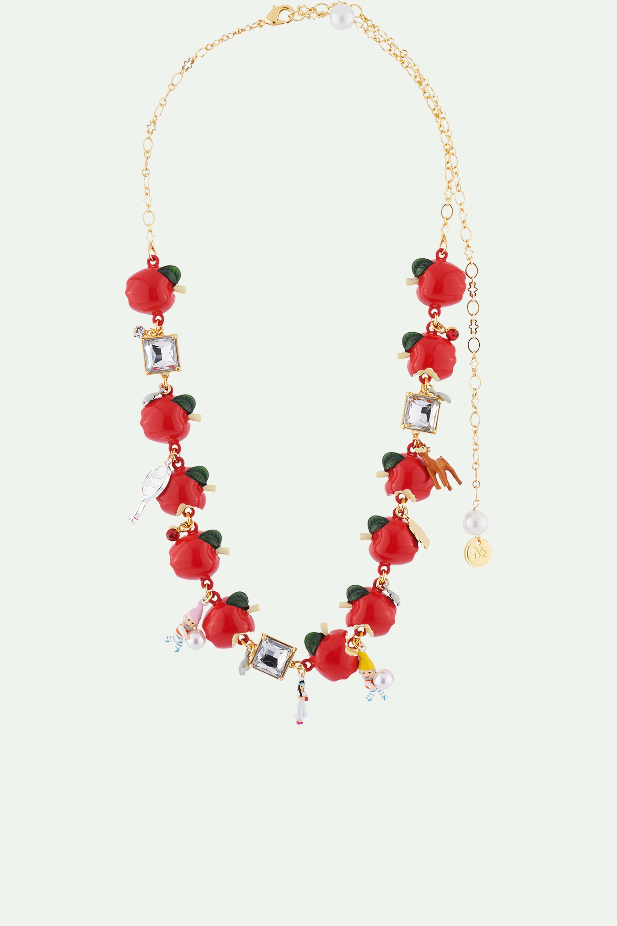 Collier transformable multi pommes et pampilles