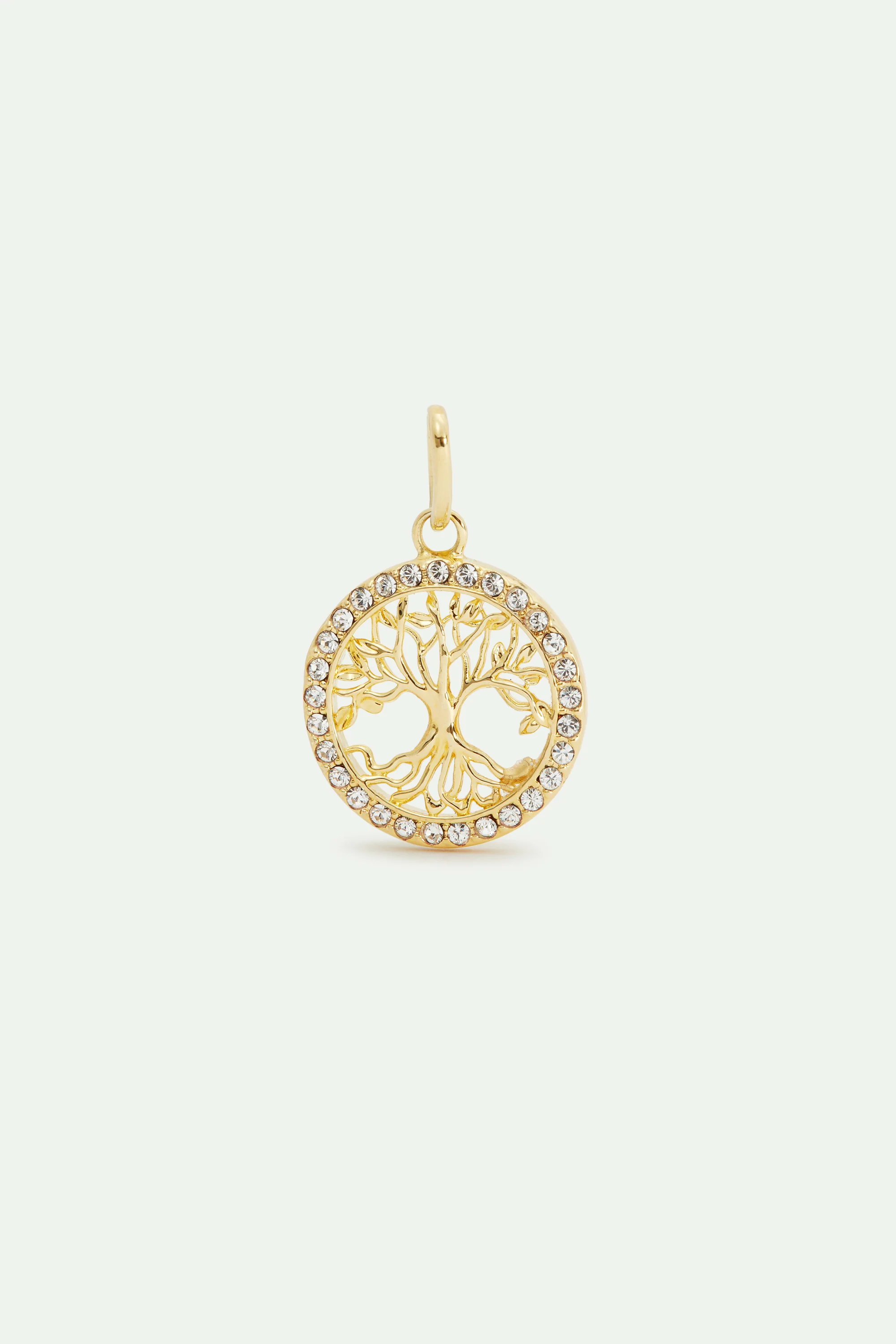 Pendentif arbre de vie doré, Équilibre et Connaissance