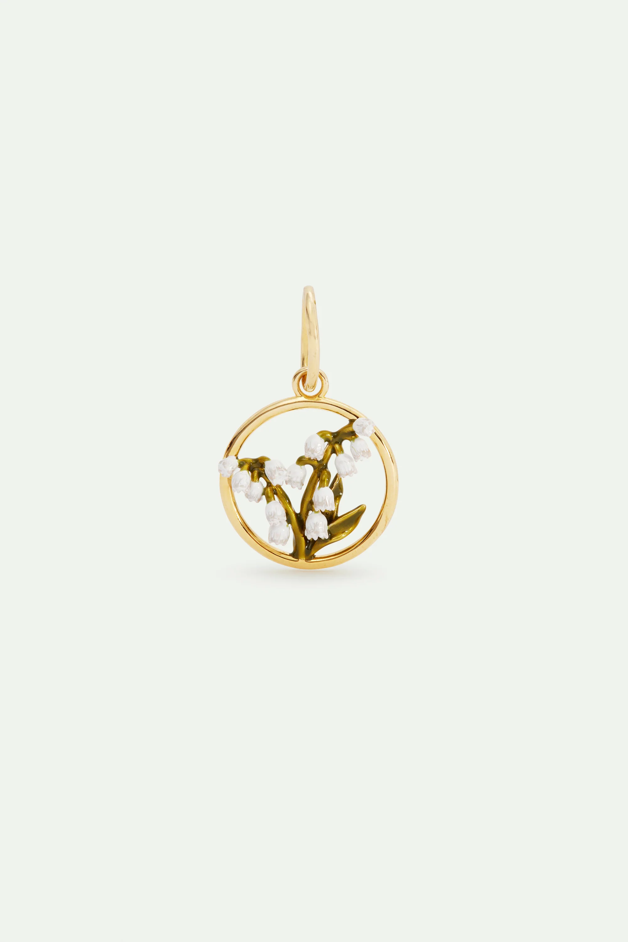 Pendentif brin de muguet, Bonne Fortune et Élégance