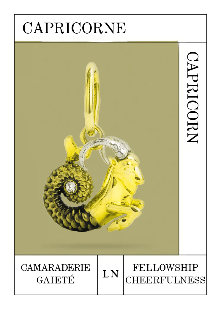 Pendentif Capricorne, Rassemblement et Gaieté - Image 2