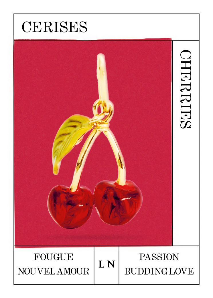 Pendentif cerises, Fougue et Amour Naissant - Image 2