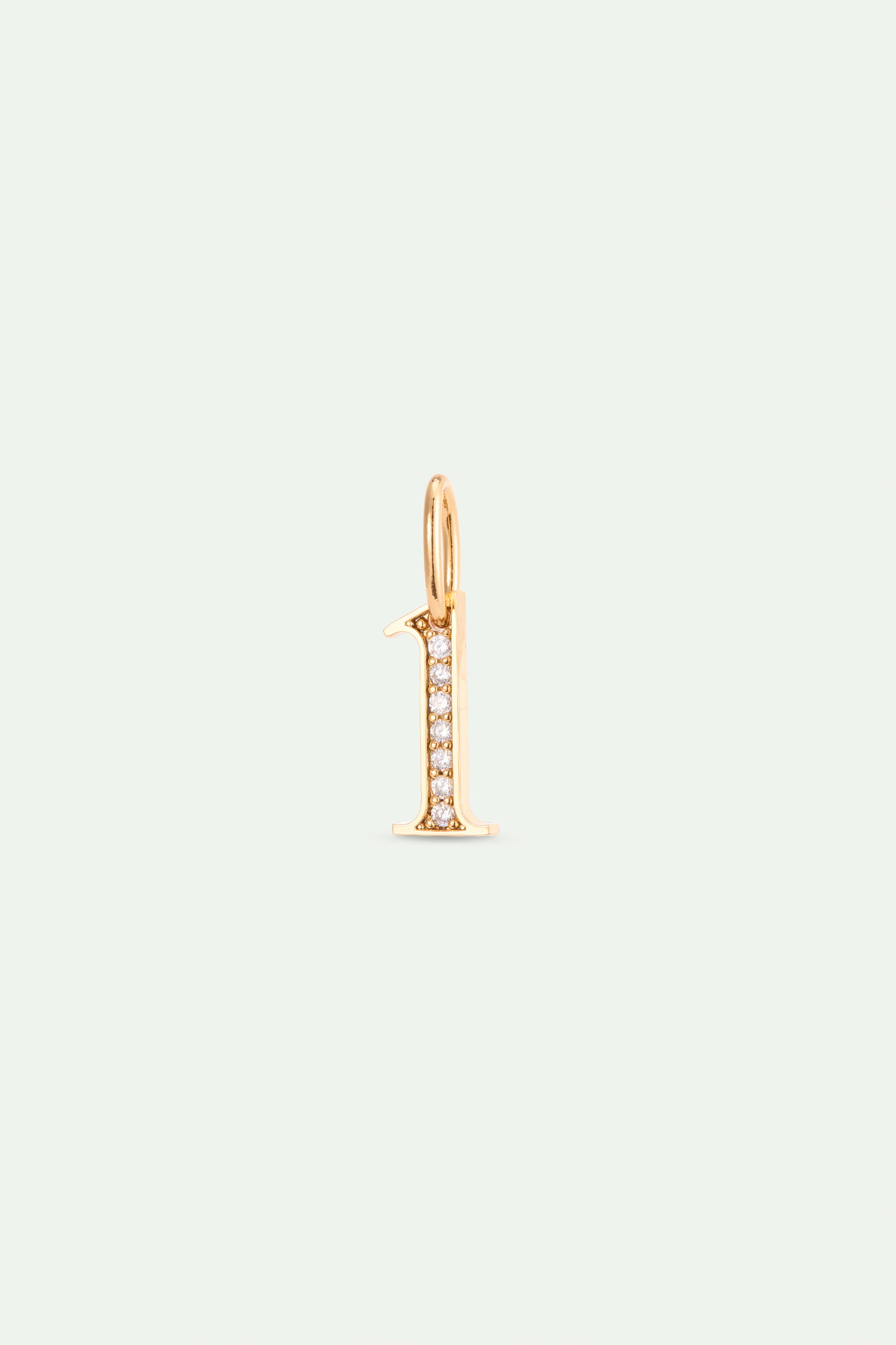 Pendentif Chiffre 1, Ténacité et Courage
