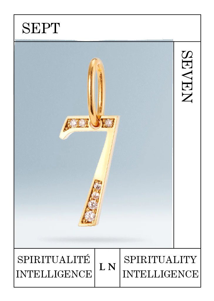 Pendentif chiffre 7, Spiritualité et Intelligence - Image 2