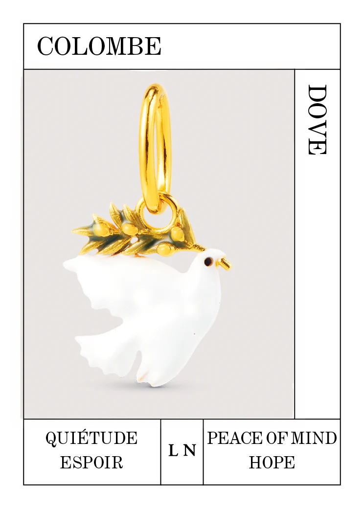 Pendentif Colombe, Quiétude et Espoir - Image 2