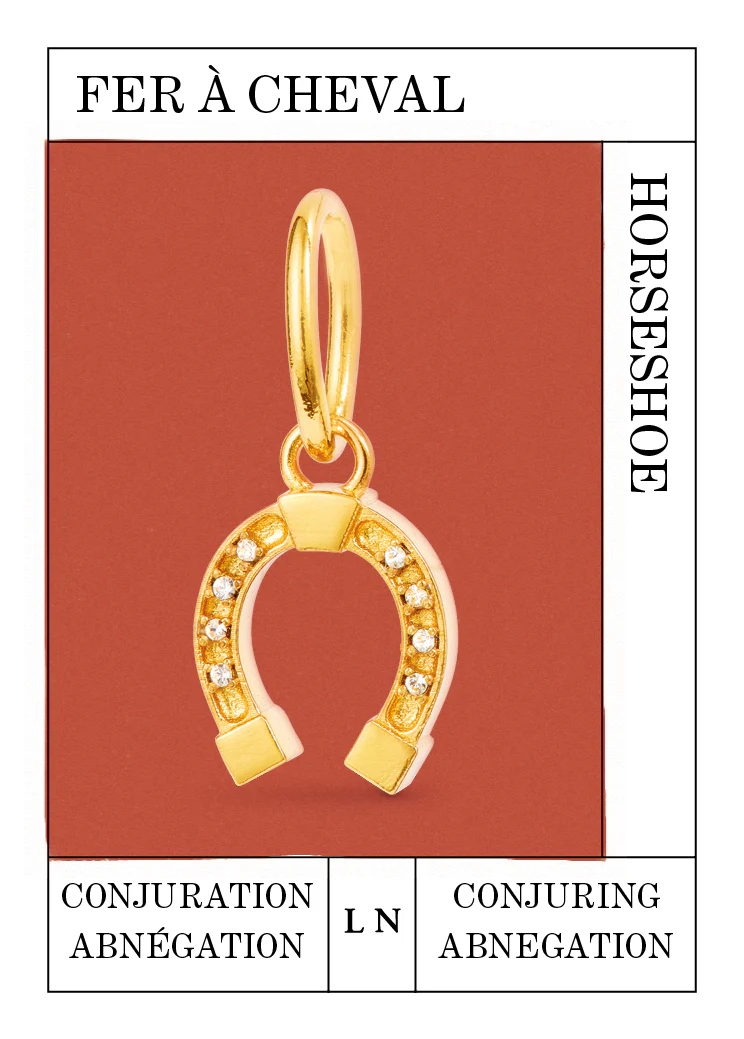 Pendentif Fer à cheval doré, Conjuration et Abnégation - Image 2