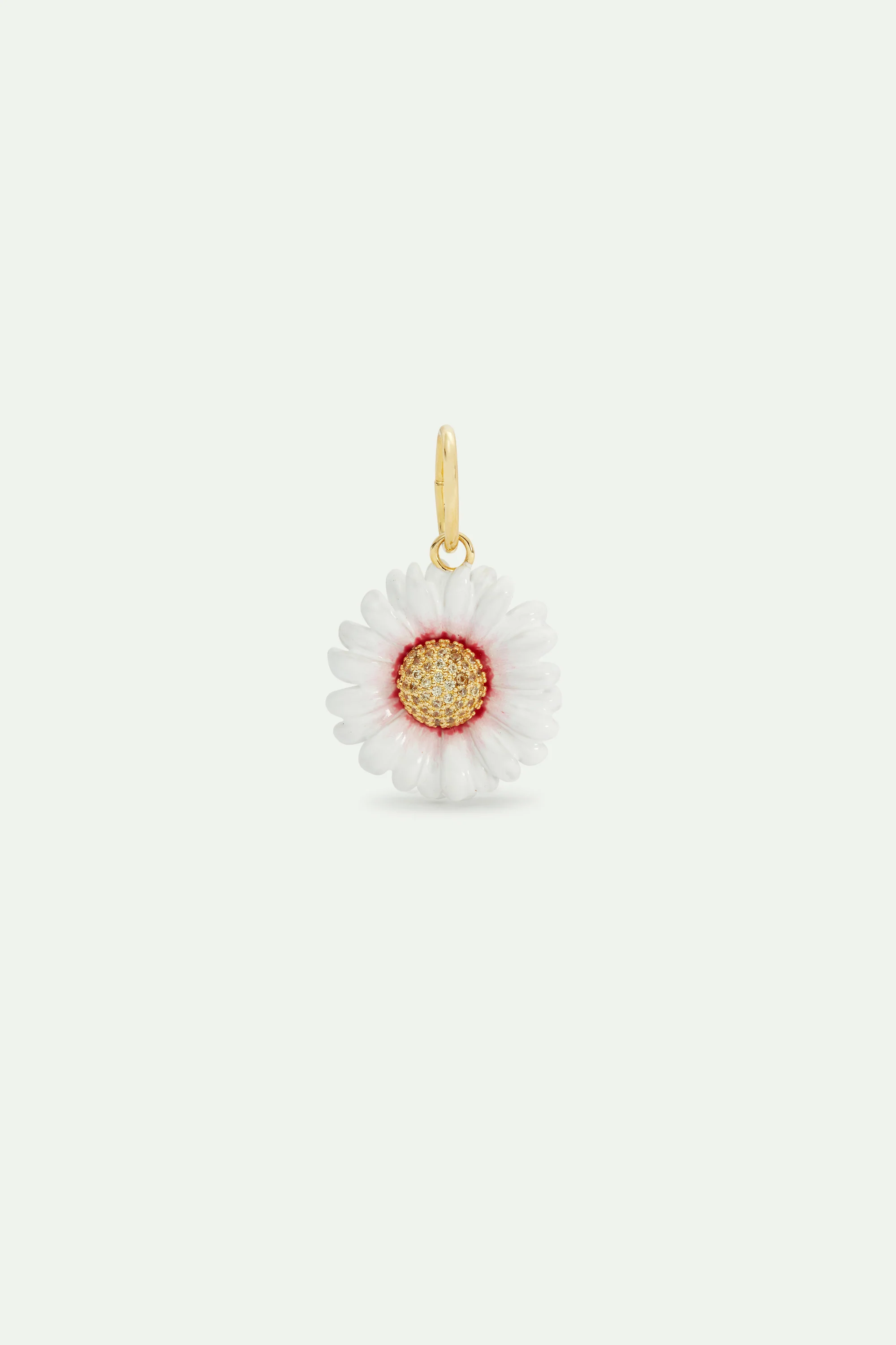 Pendentif fleur blanche marguerite, Attachement et Insouciance