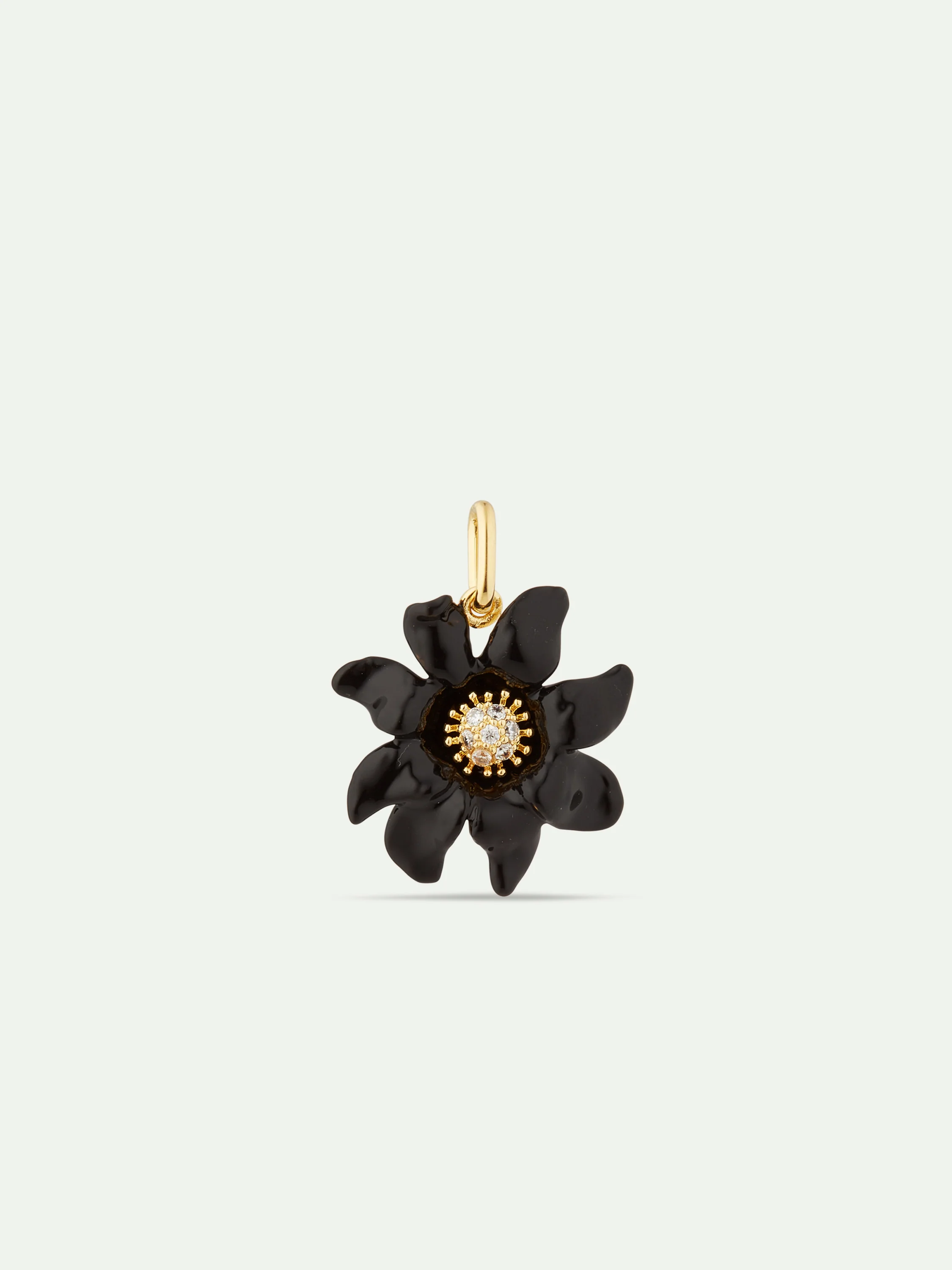 Pendentif Fleur de Lys noir, Elégance et Protection