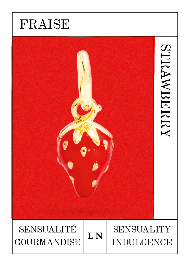Pendentif fraise, Sensualité et Gourmandise - Image 2