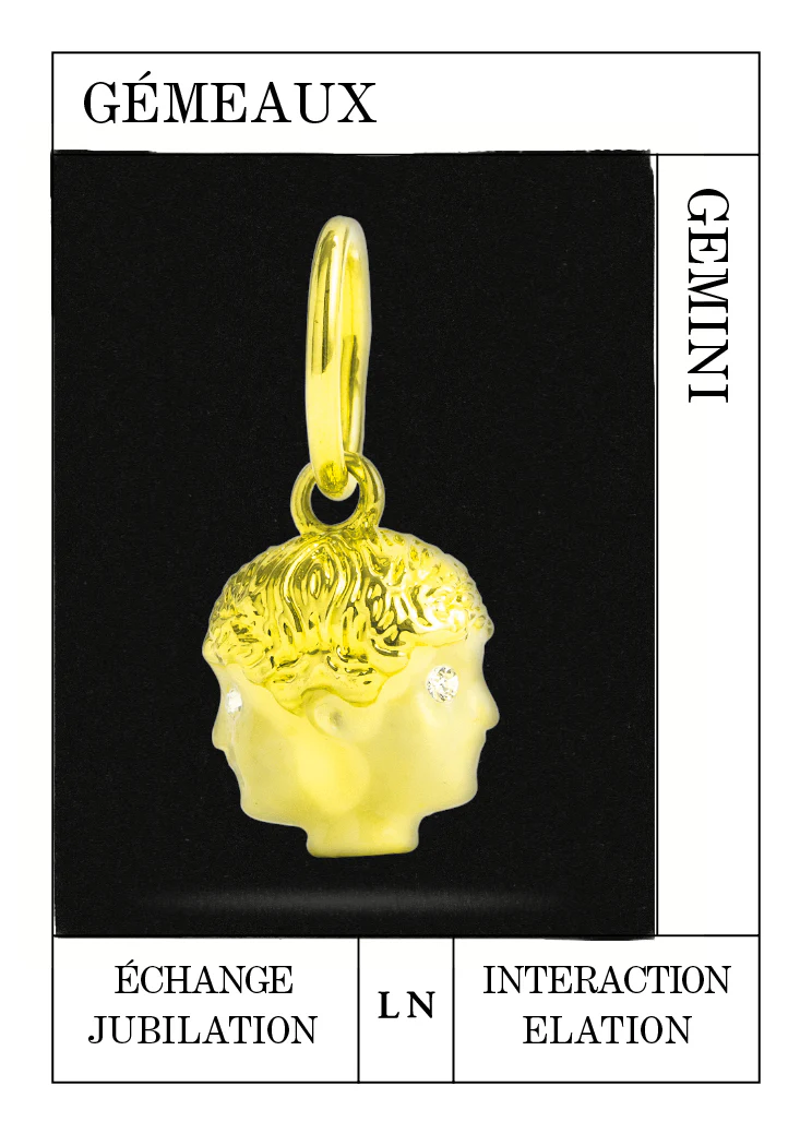 Pendentif Gémeaux, Communication et Jubilation - Image 2