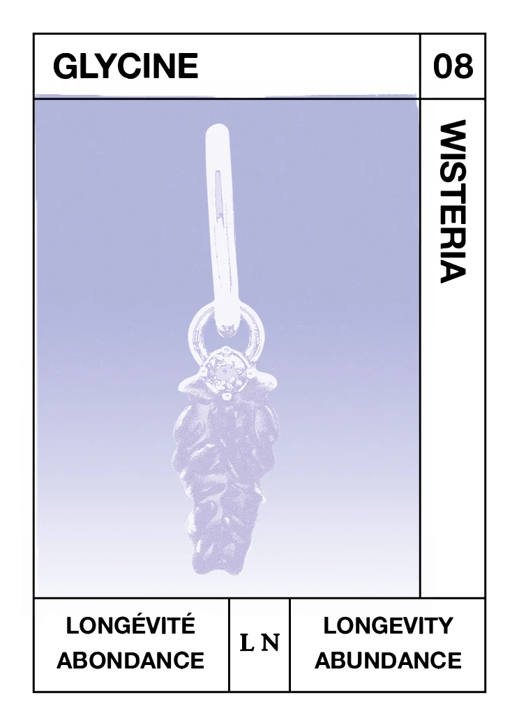 Pendentif Glycine, Longévité et Abondance - Août - Image 2
