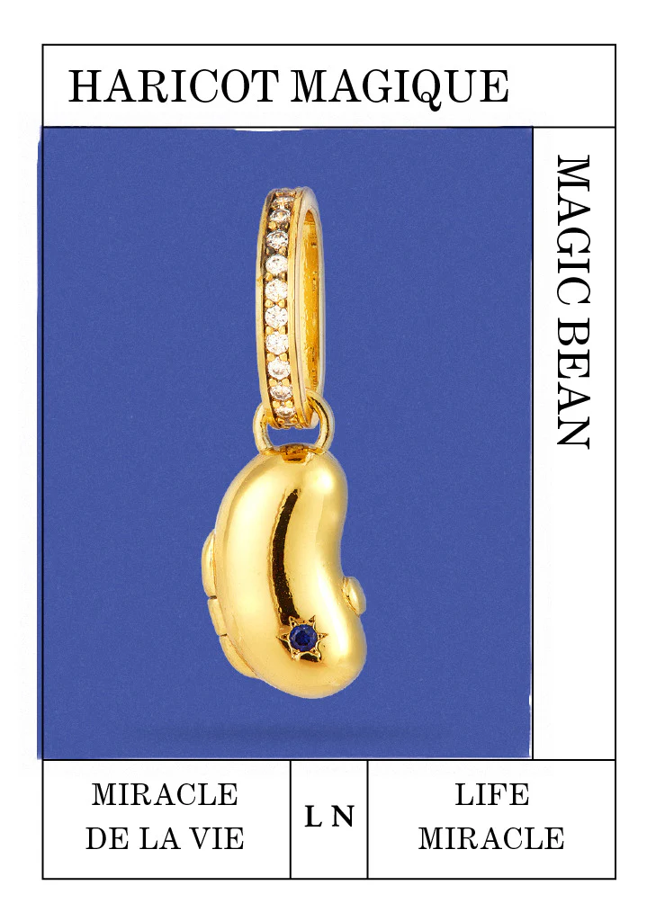 Pendentif Haricot magique doré, Miracle de la vie - Image 2