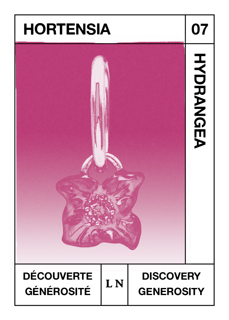 Pendentif Hortensia, Découverte et Générosité - Juillet - Image 2