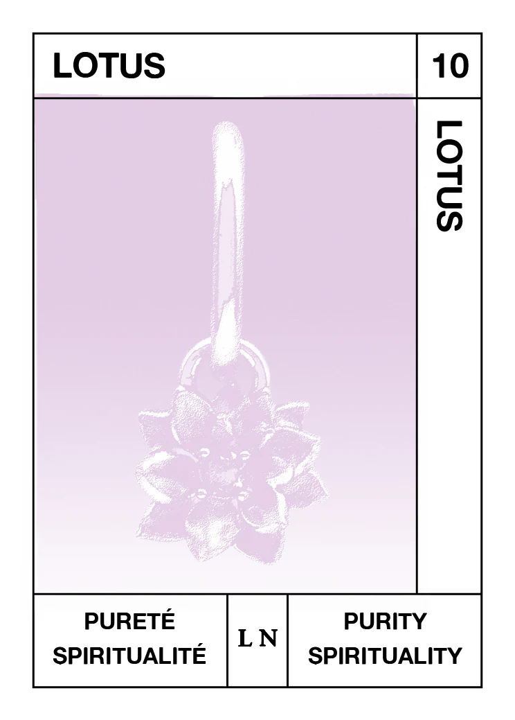 Pendentif Lotus, Pureté et Spirualité - Octobre - Image 2