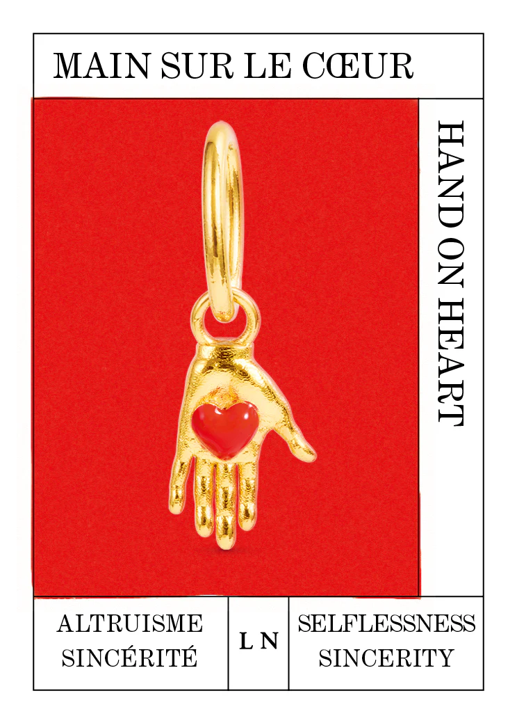 Pendentif Main sur le Coeur, Altruisme et Sincérité - Image 2