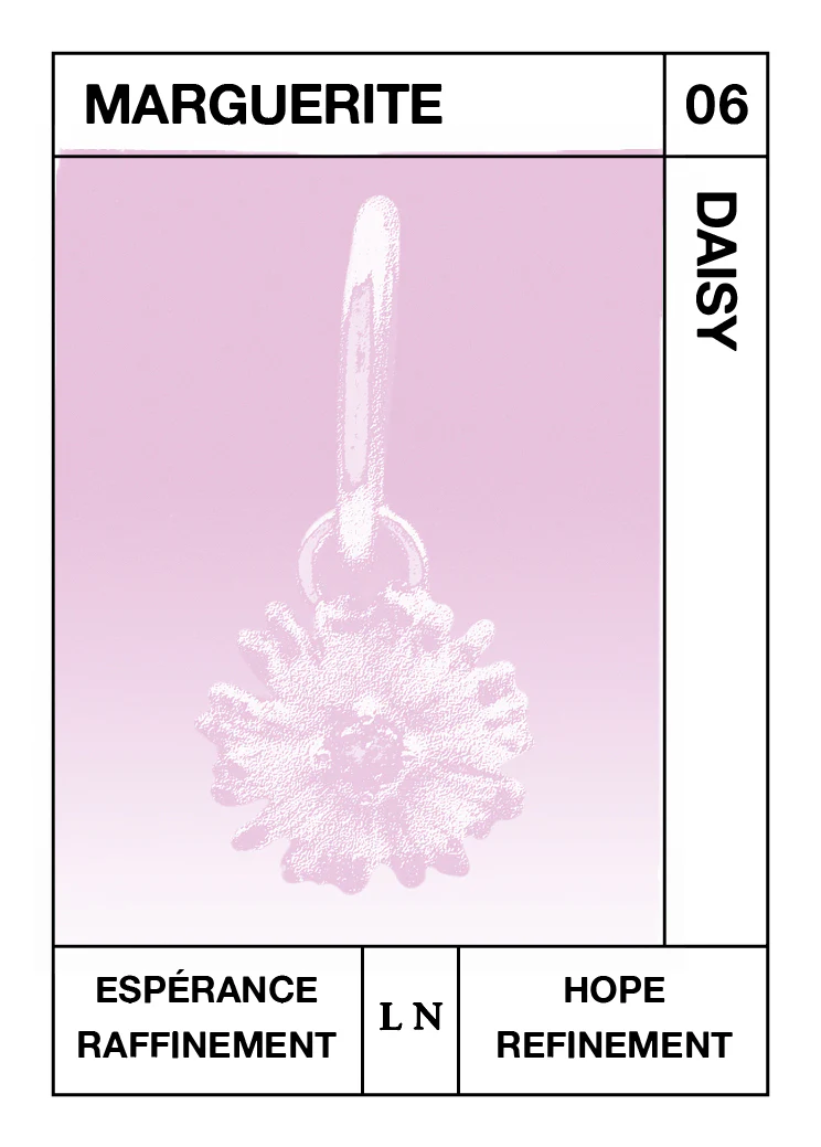 Pendentif Marguerite, Espérance et Raffinement - Juin - Image 2