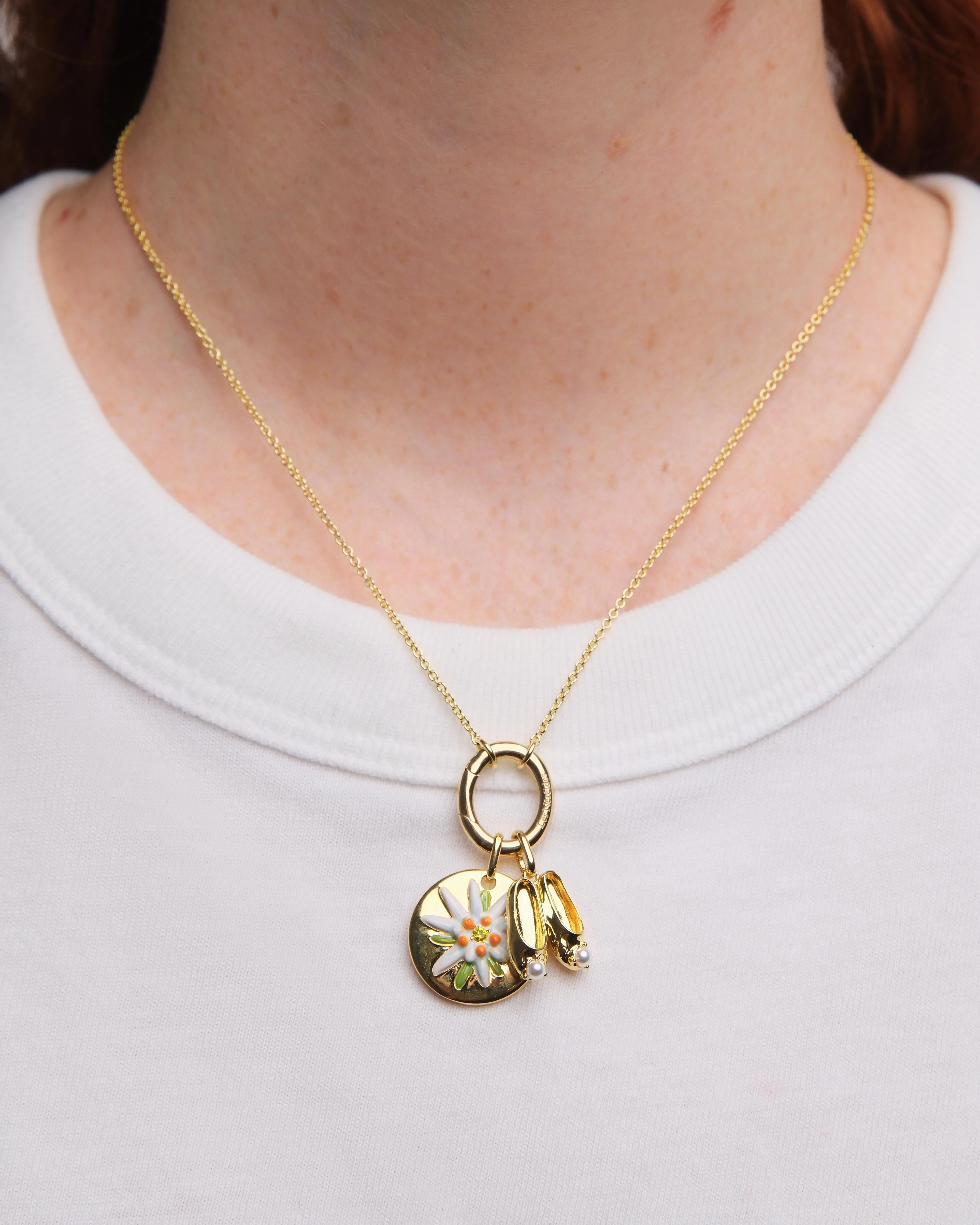 Pendentif Médaillon fleur d'Edelweiss, Pureté et Préciosité - Image 4