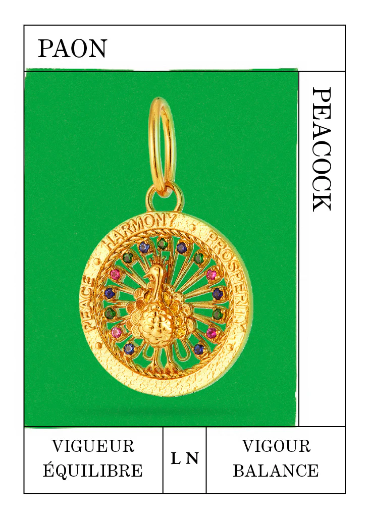 Pendentif Paon, Vigeur et Équilibre - Image 2