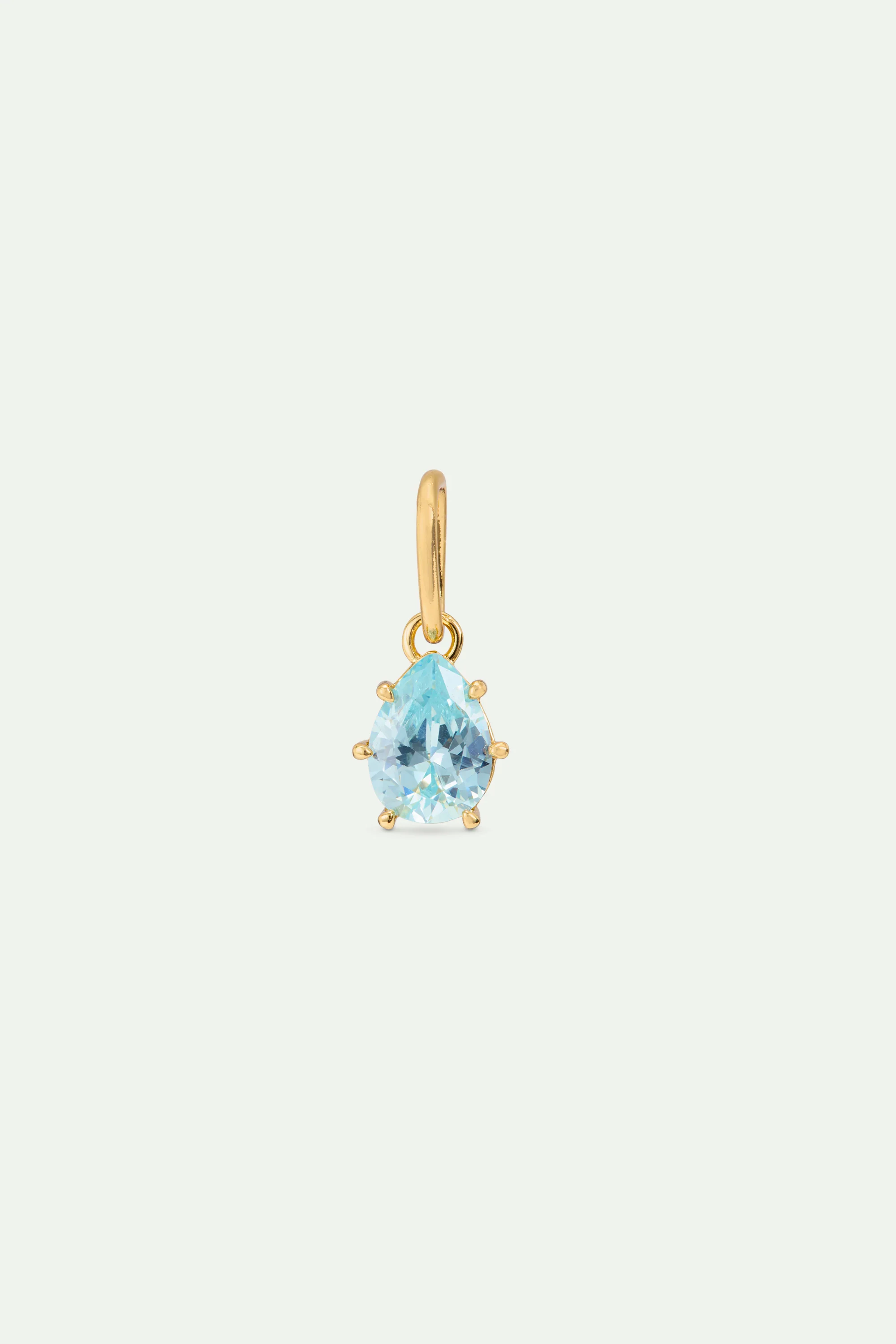 Pendentif pierre Bleu Azur, Lucidité et Ténacité - Mars