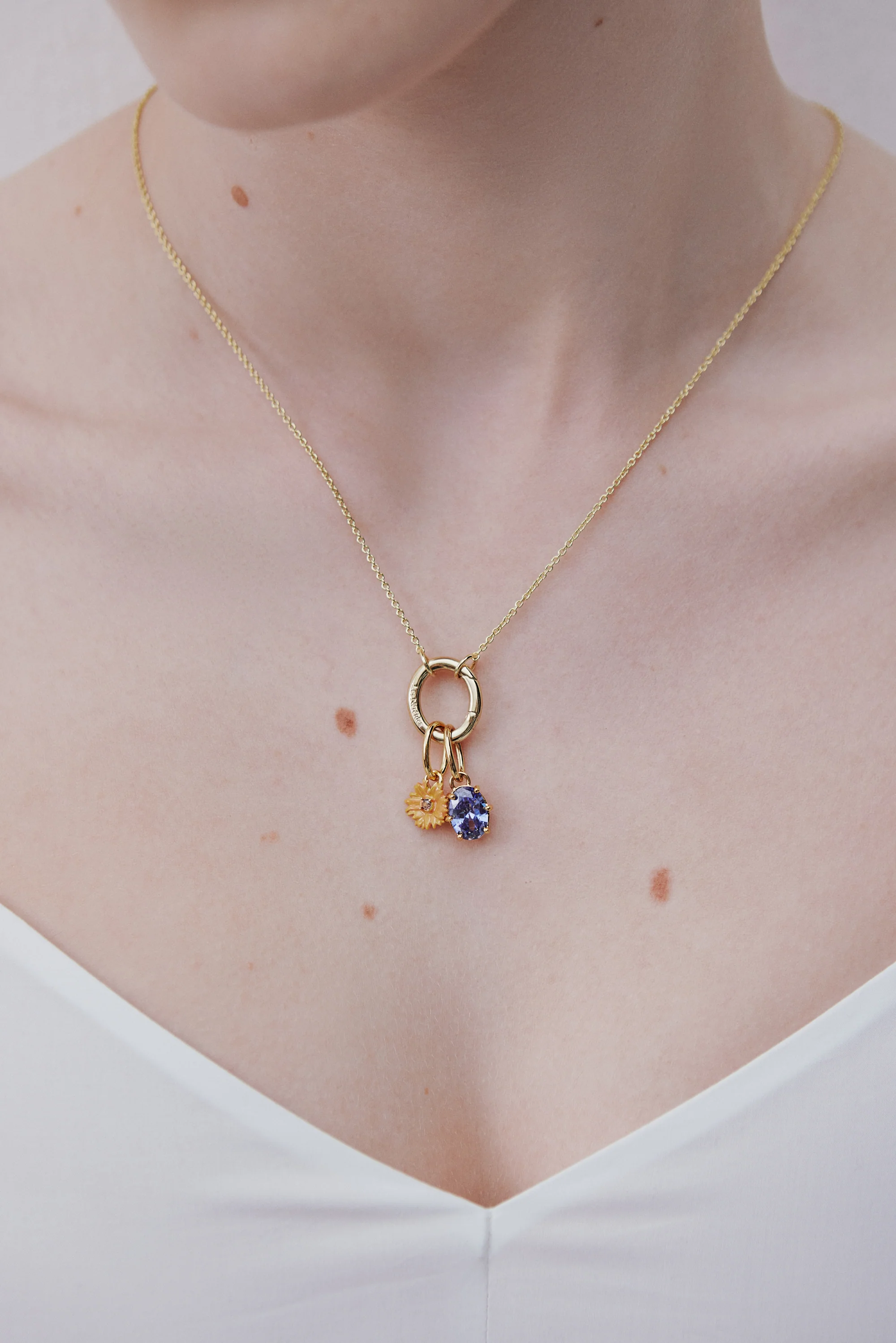 Pendentif pierre Bleu Riviera, Volupté et Puissance - Août - Image 4