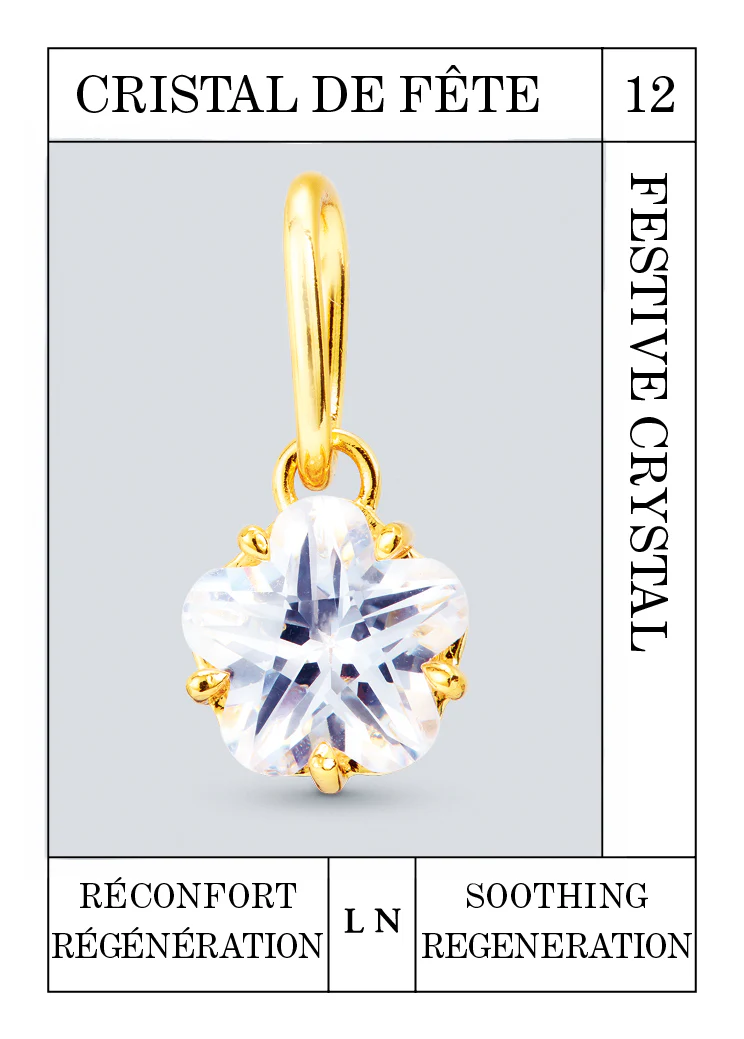 Pendentif pierre Cristal de Fête, Réconfort et Régénération - Décembre - Image 2