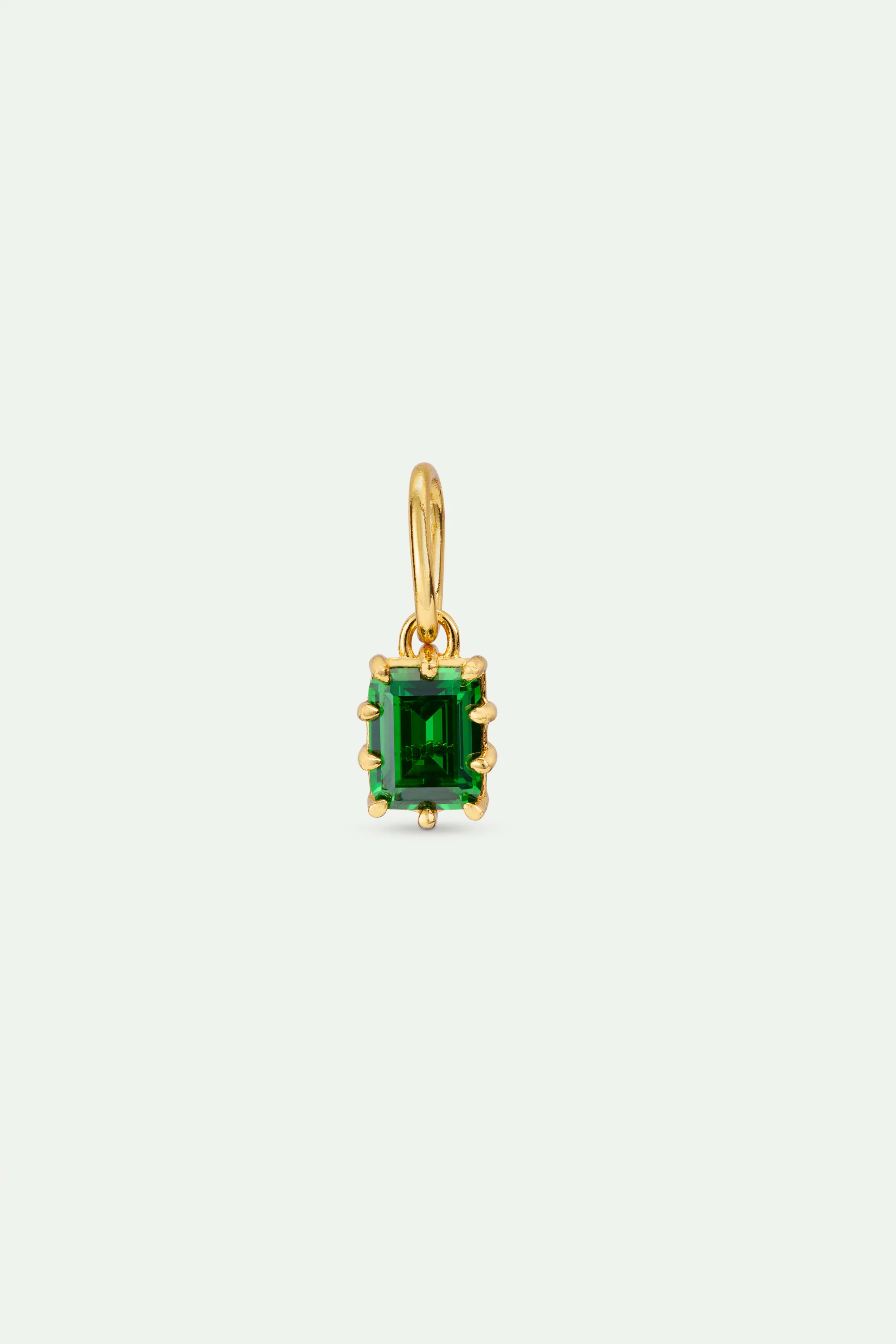Pendentif pierre Vert Fougère, Fertilité et Exploration - Mai