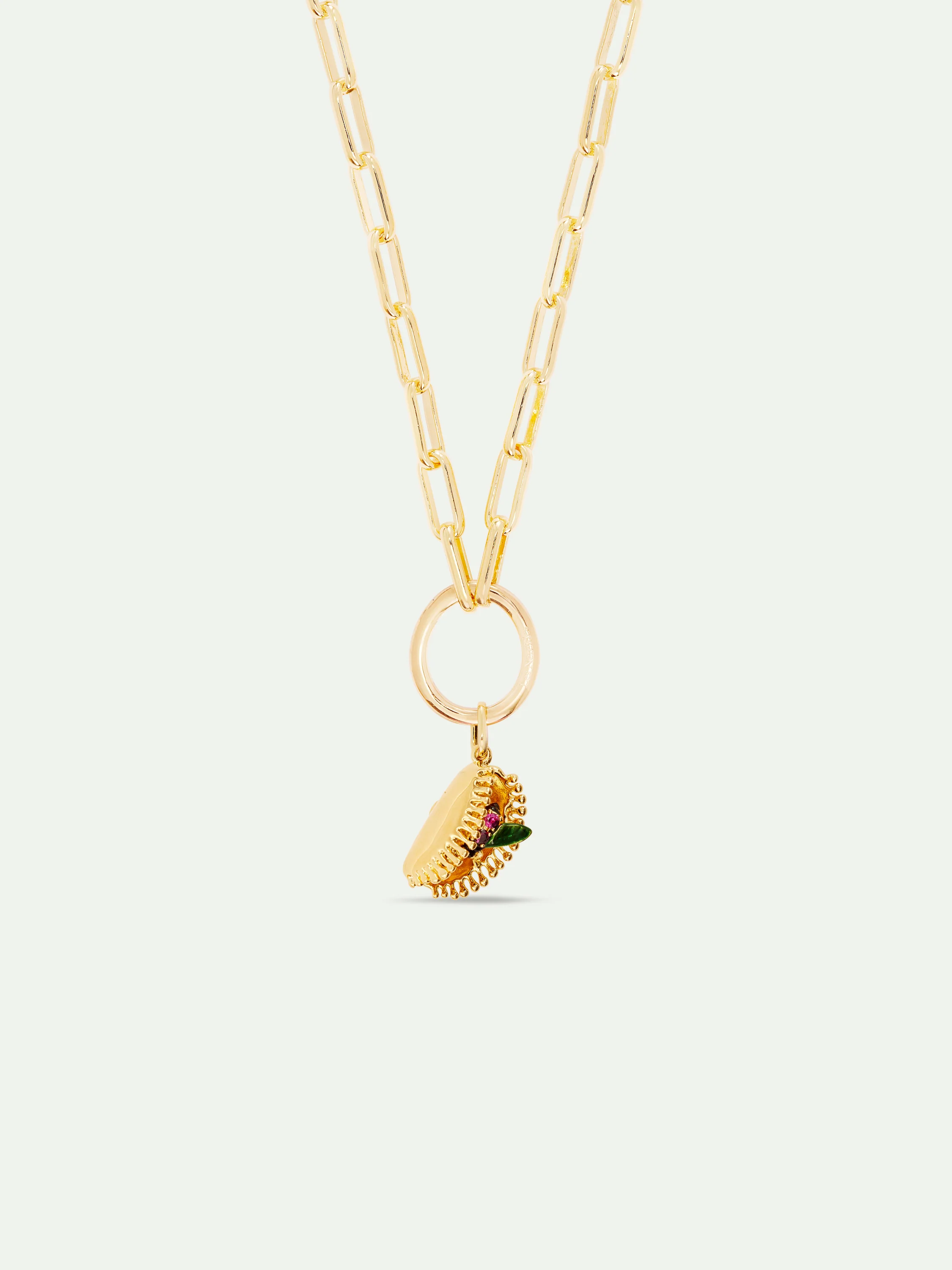 Pendentif Plante Carnivore dorée, Protection et Équilibre - Image 3