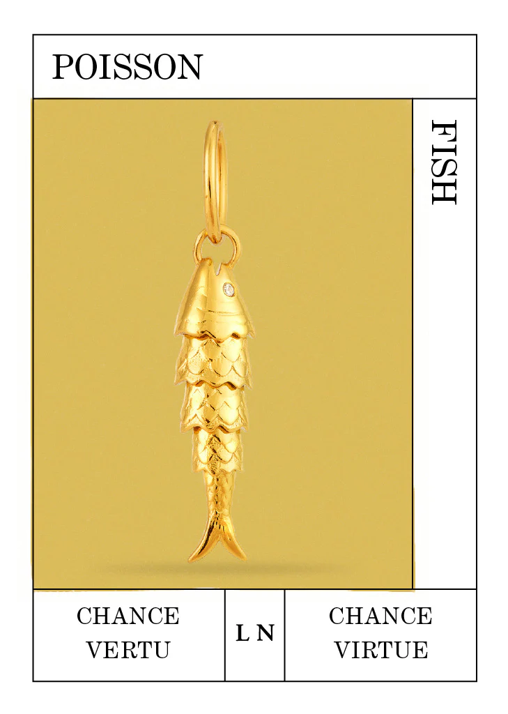 Pendentif Poisson, Chance et Vertu - Image 2