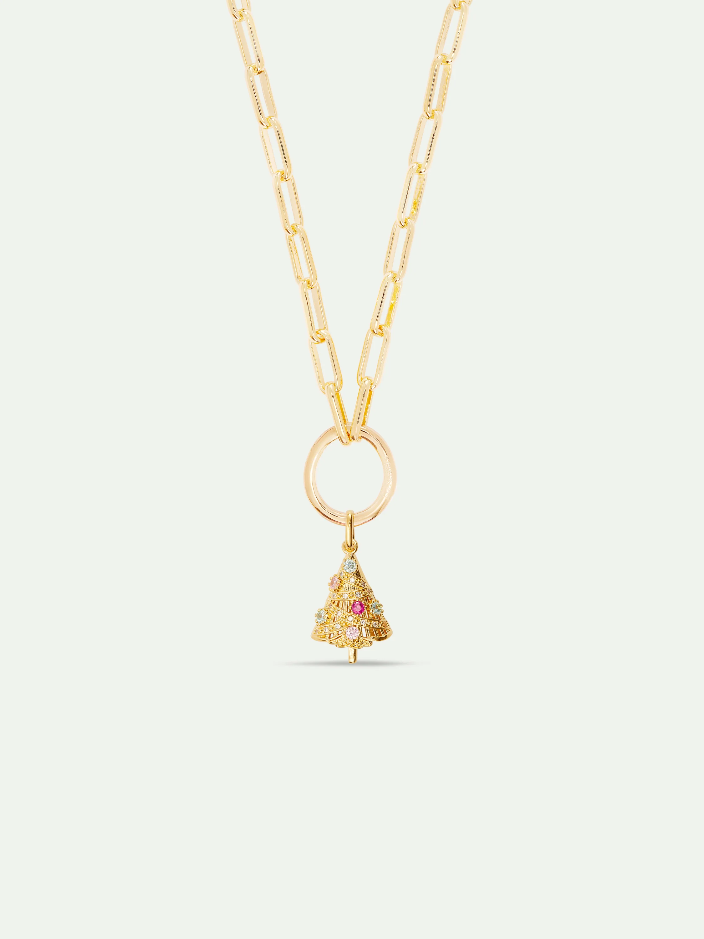 Pendentif Sapin de Noël doré, Vitalité et Bonheur - Image 3