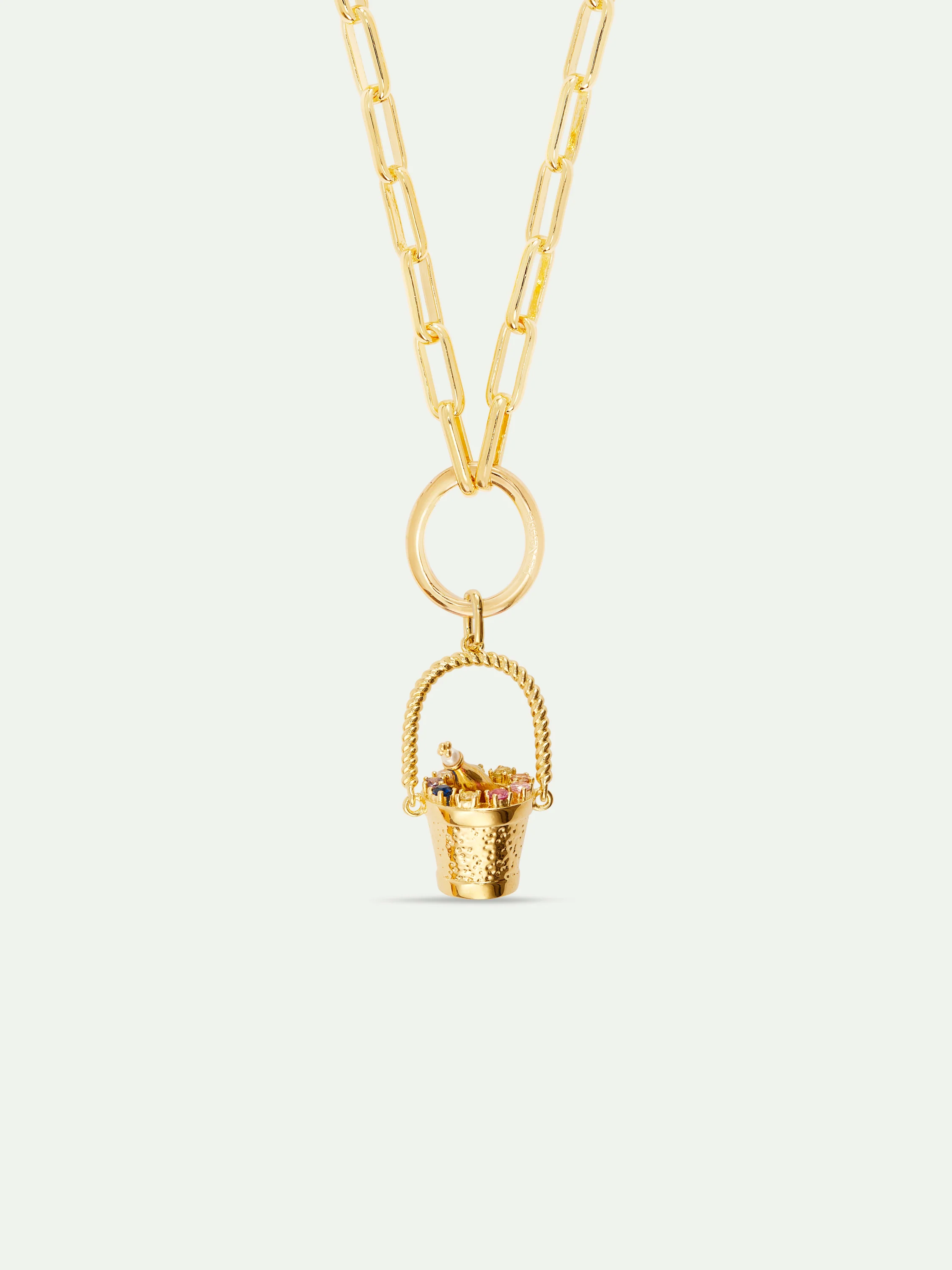 Pendentif Seau à Champagne, Réussite et Optimisme - Image 3